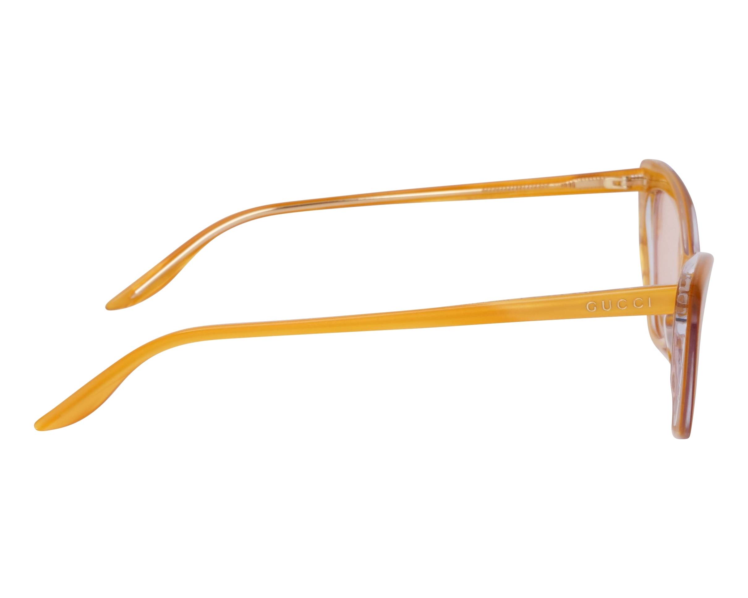 サングラス GUCCI SUN GLASS (831968J0741 1012) Rectangular frame sunglasses in gold-toned metal | GUCCI® US