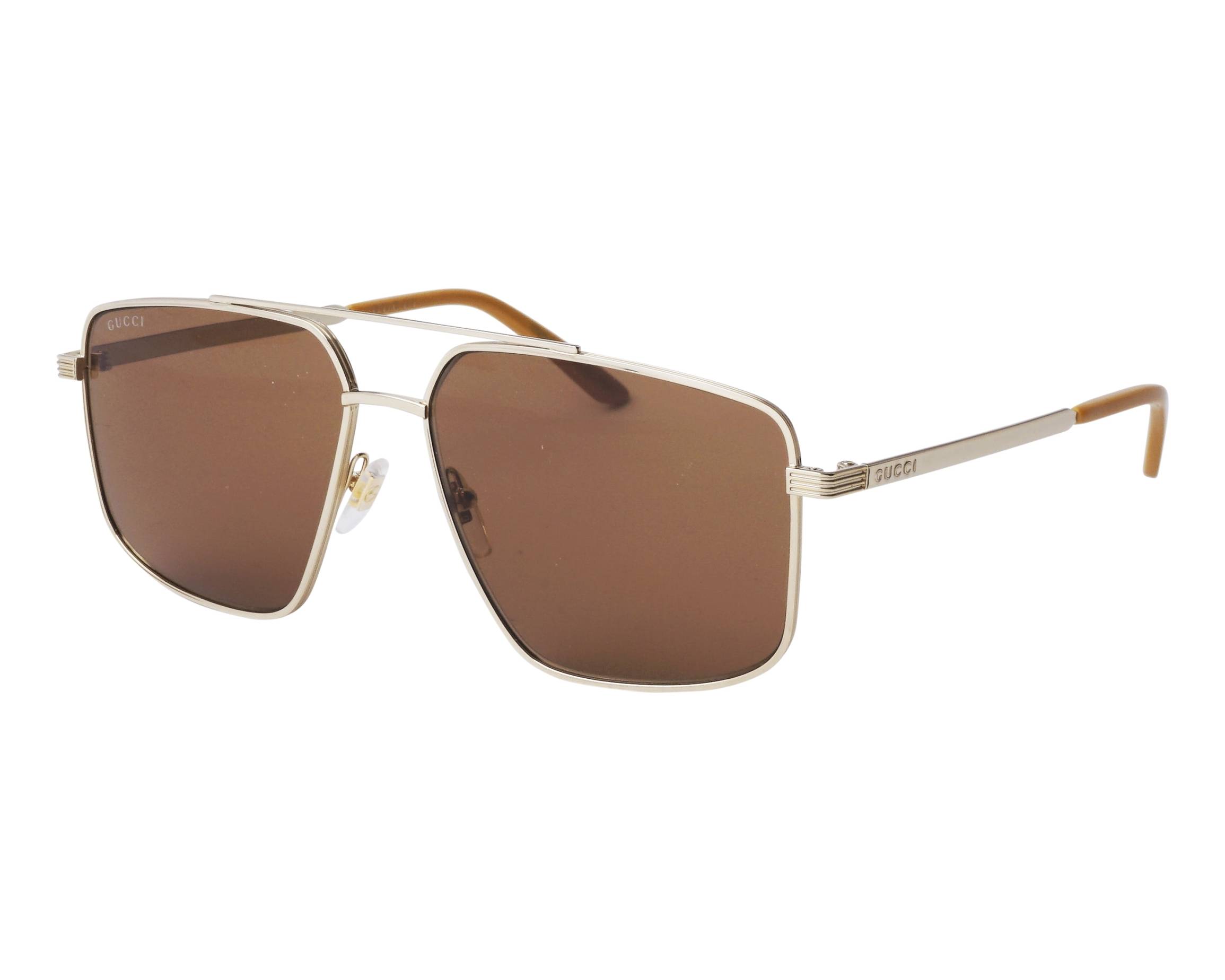 NEW GUCCI SUNGLASSES GG0941S 003 GOLD BROWN UNISEX EYEWEAR GUCCI Gucci Gg0941S-003 Gold - Brown main image 2