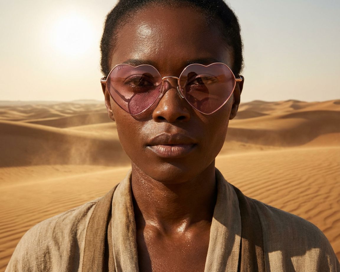 Gucci GG1182S 004 Sunglasses Rose Gold Geometric Frame, Pink Lenses GG1182S 004 Rose Gold/Pink main image 4