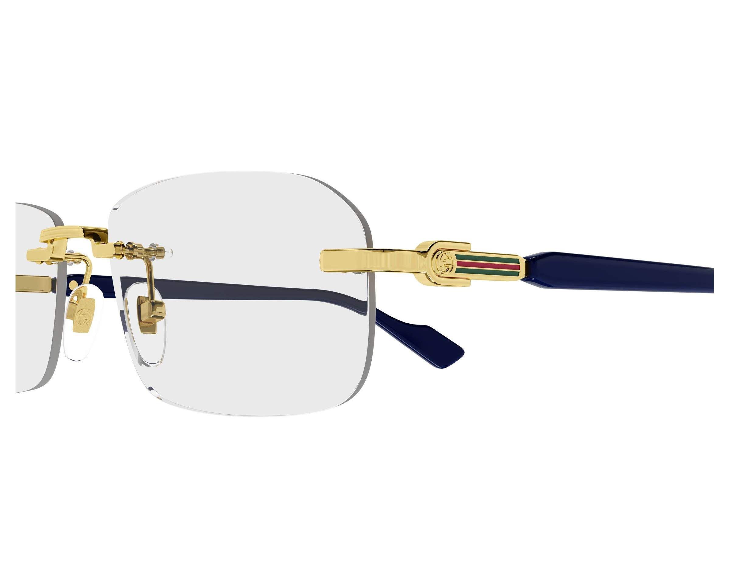 Gucci GG1221O 004 56-16 Gold  front view