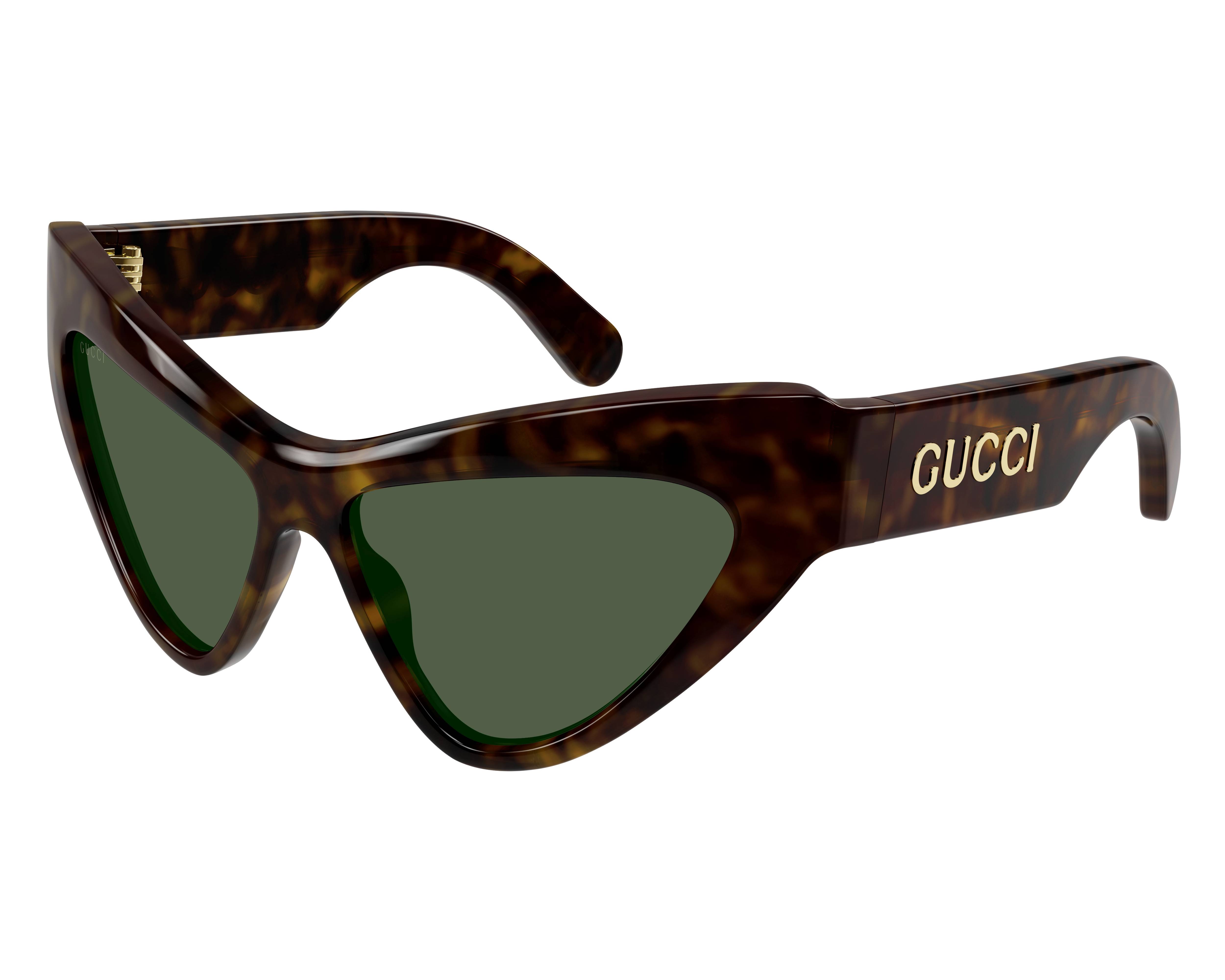 Gucci GG1294S 004 57-14 Havana  profile view