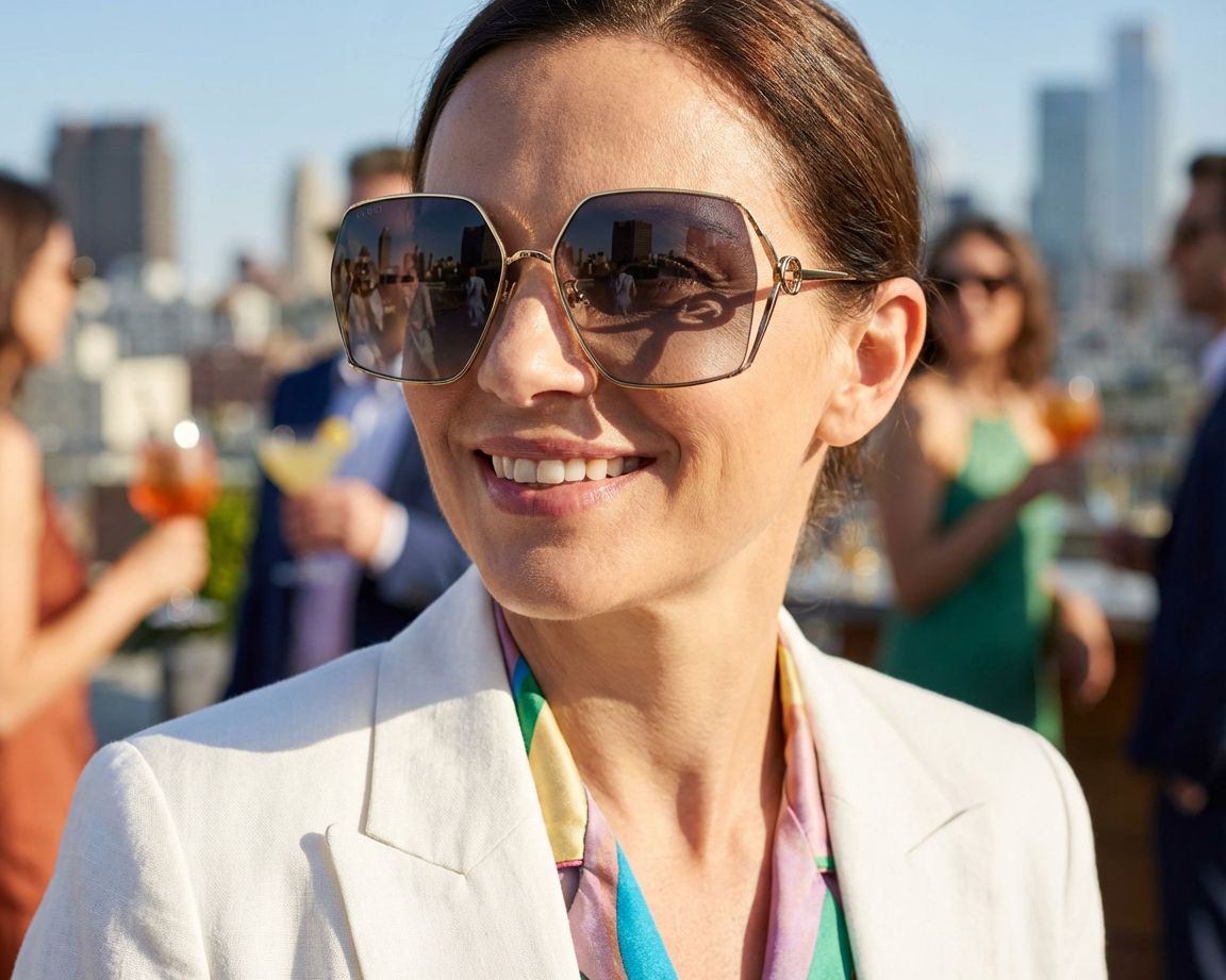GUCCI グッチ GG1322SA-001 サングラス EYEWEAR Gucci Gg1322sa Gold Female Square Sunglasses | Eyewear Index