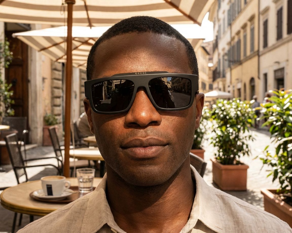 Gucci GG1460S 001 56-16 Noir  360 degree view 6