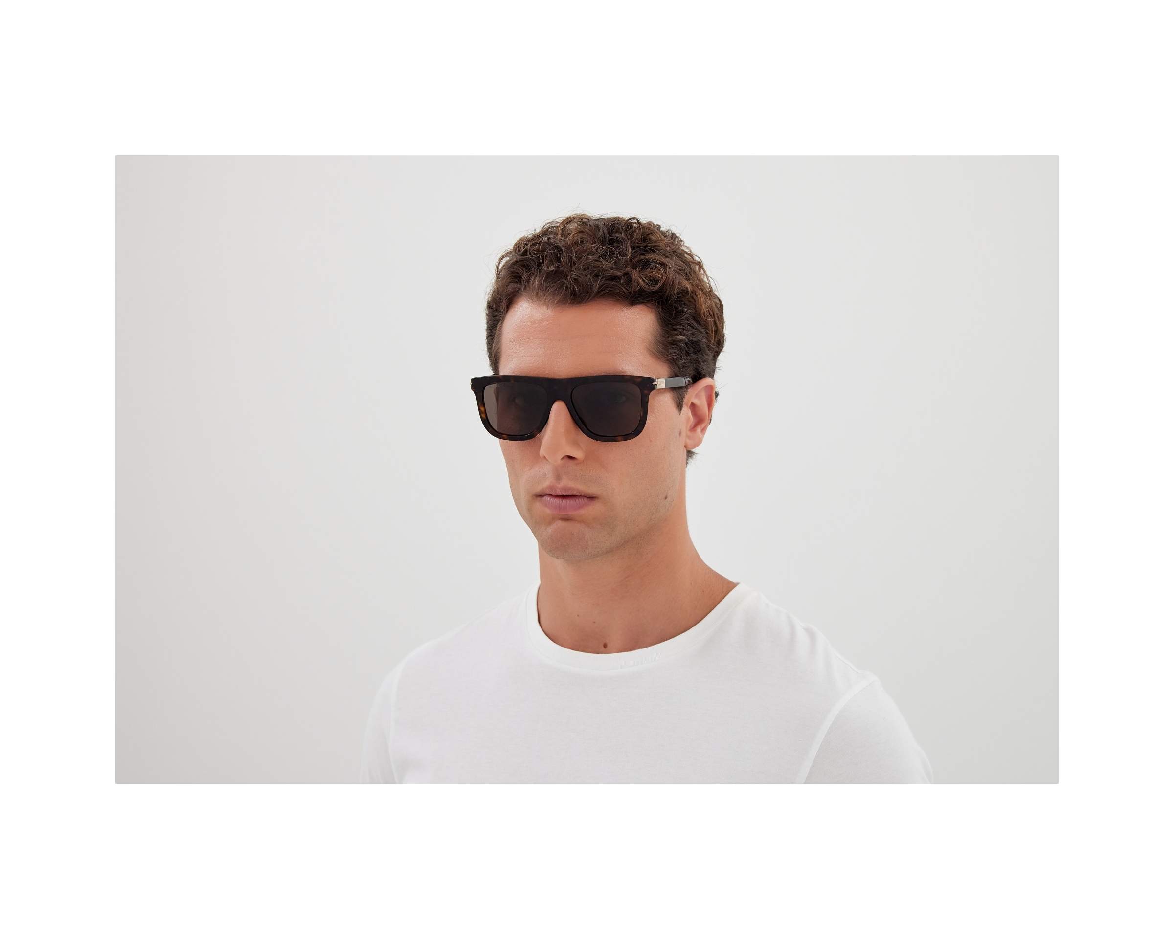 NWT Gucci GG1502S Havana 54mm Sunglasses NEW GG1502S 002 GUCCI SQUARE HAVANA BROWN UNISEX SUNGLASSES  main image 3
