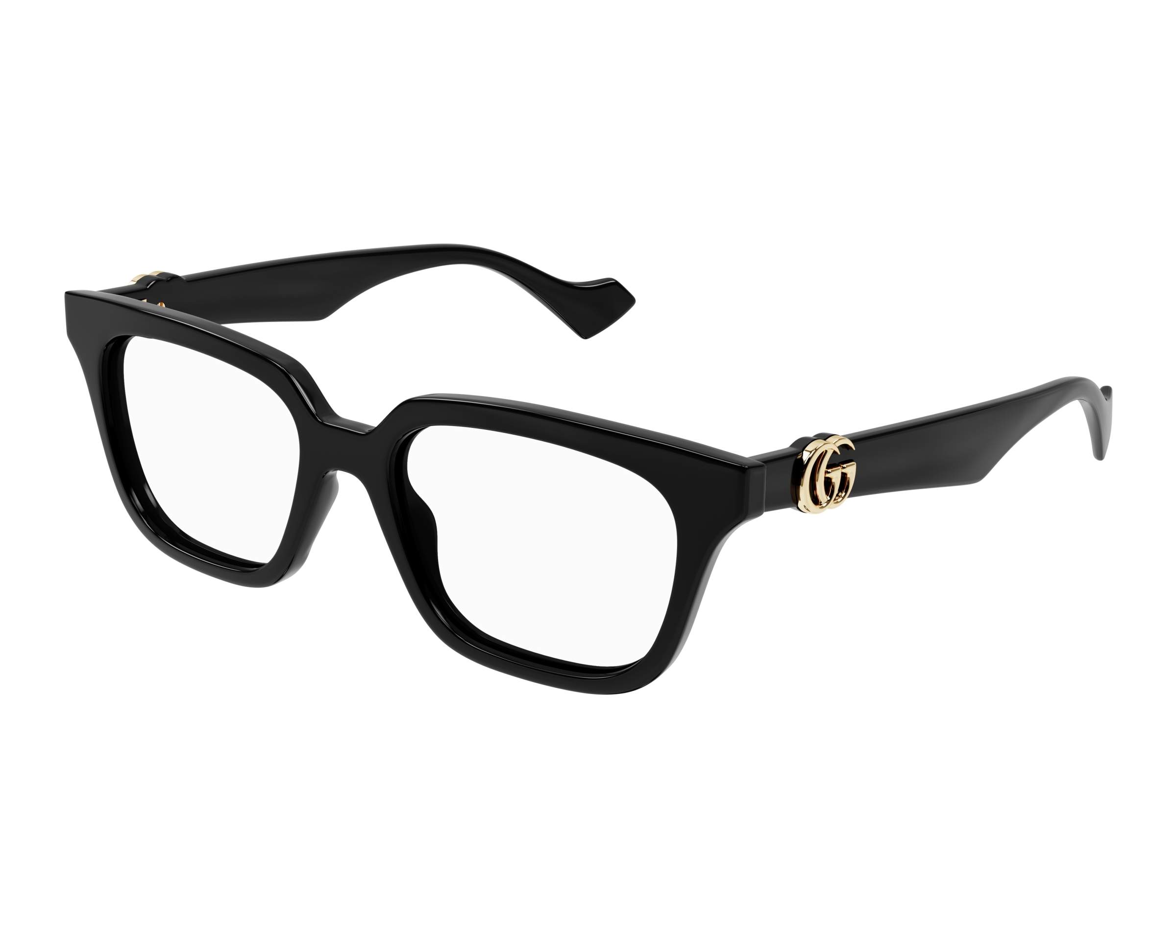 メガネ GUCCI Gucci - GG1536O - 005 BLACK BLACK TRANSPARE Gucci Glasses GG1536O 005