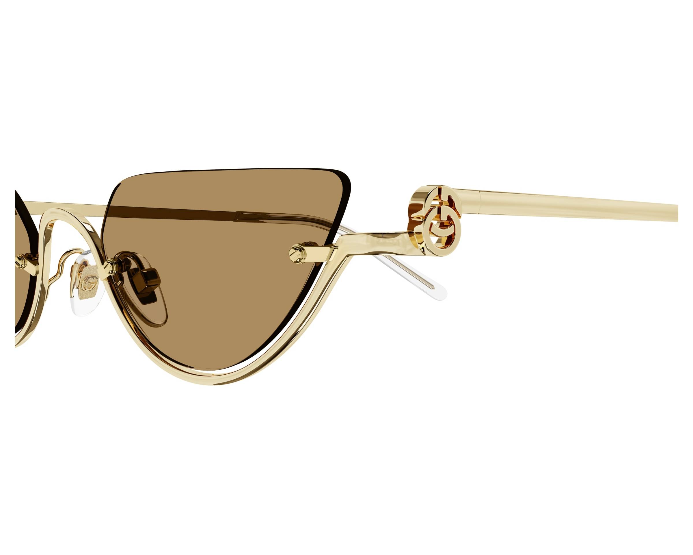 Gucci GG1603S 002 53-21 Gold  front view
