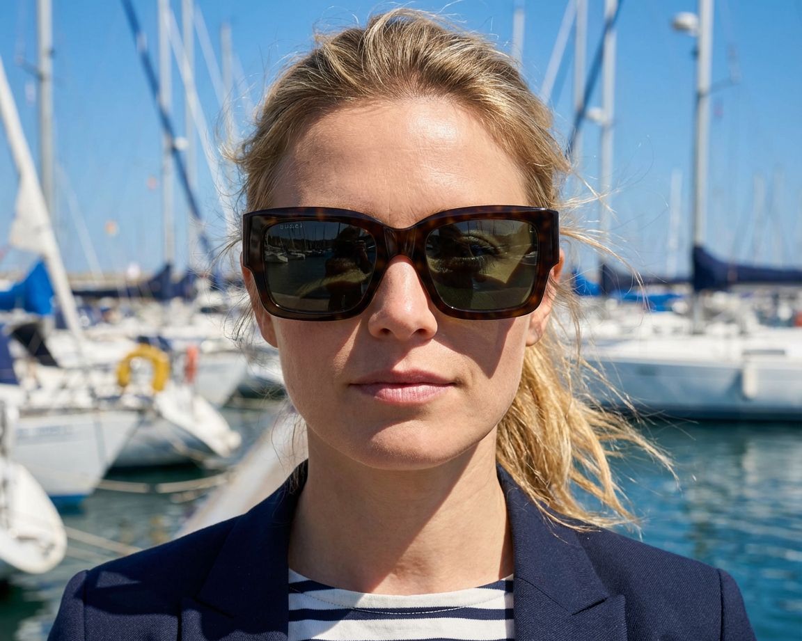 Final Price! Gucci GG1663S 002 Sunglasses Gucci GG1663S 002 Square Tortoise Sunglasses  main image 3