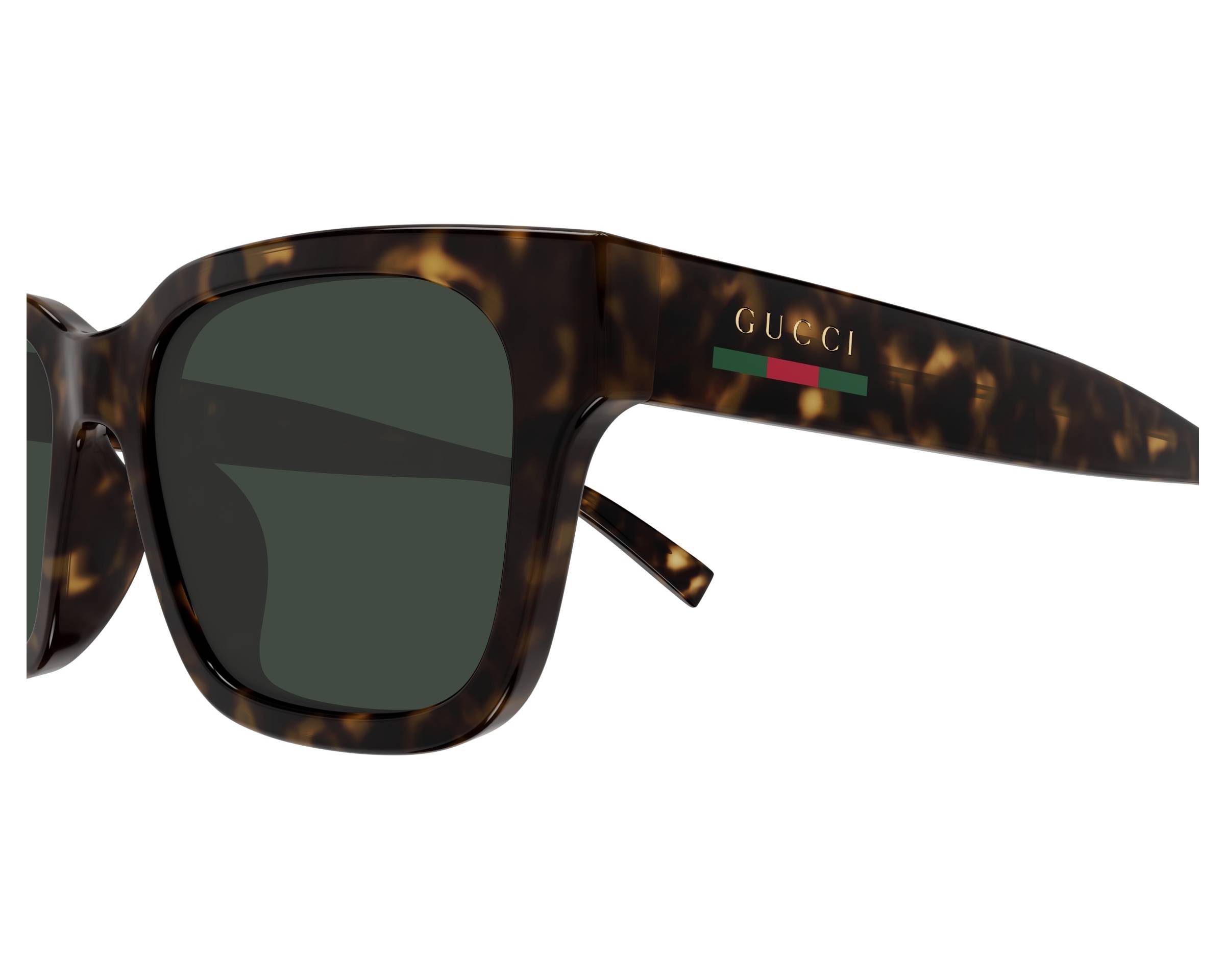 て*ん様 Gucci サングラス オリーブグリーン フレーム Rectangular optical frame in transparent green | GUCCI® US