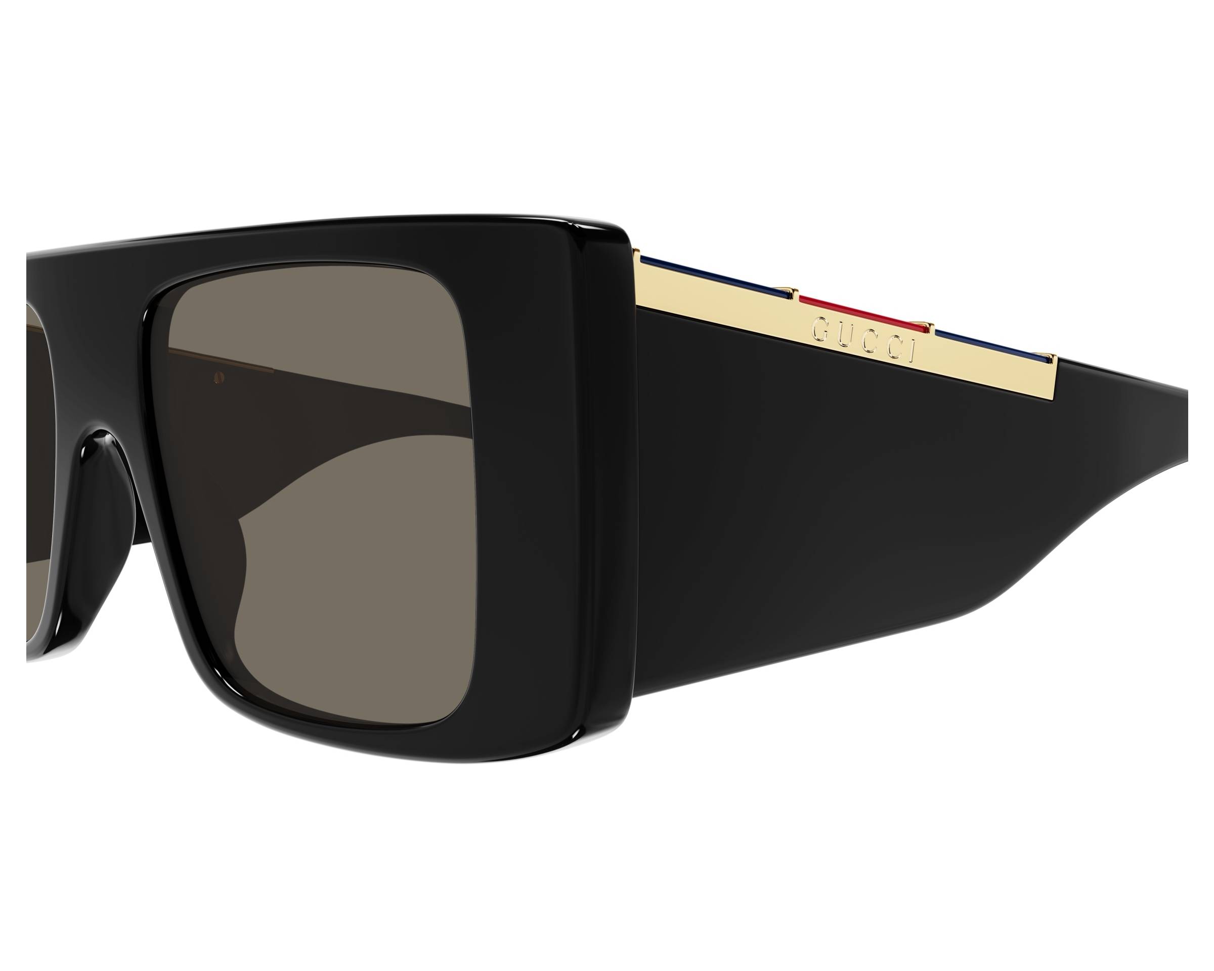 Gucci Chunky Sunglasses with side detail Gucci Sunglasses GG-0418-S 001 main image 4