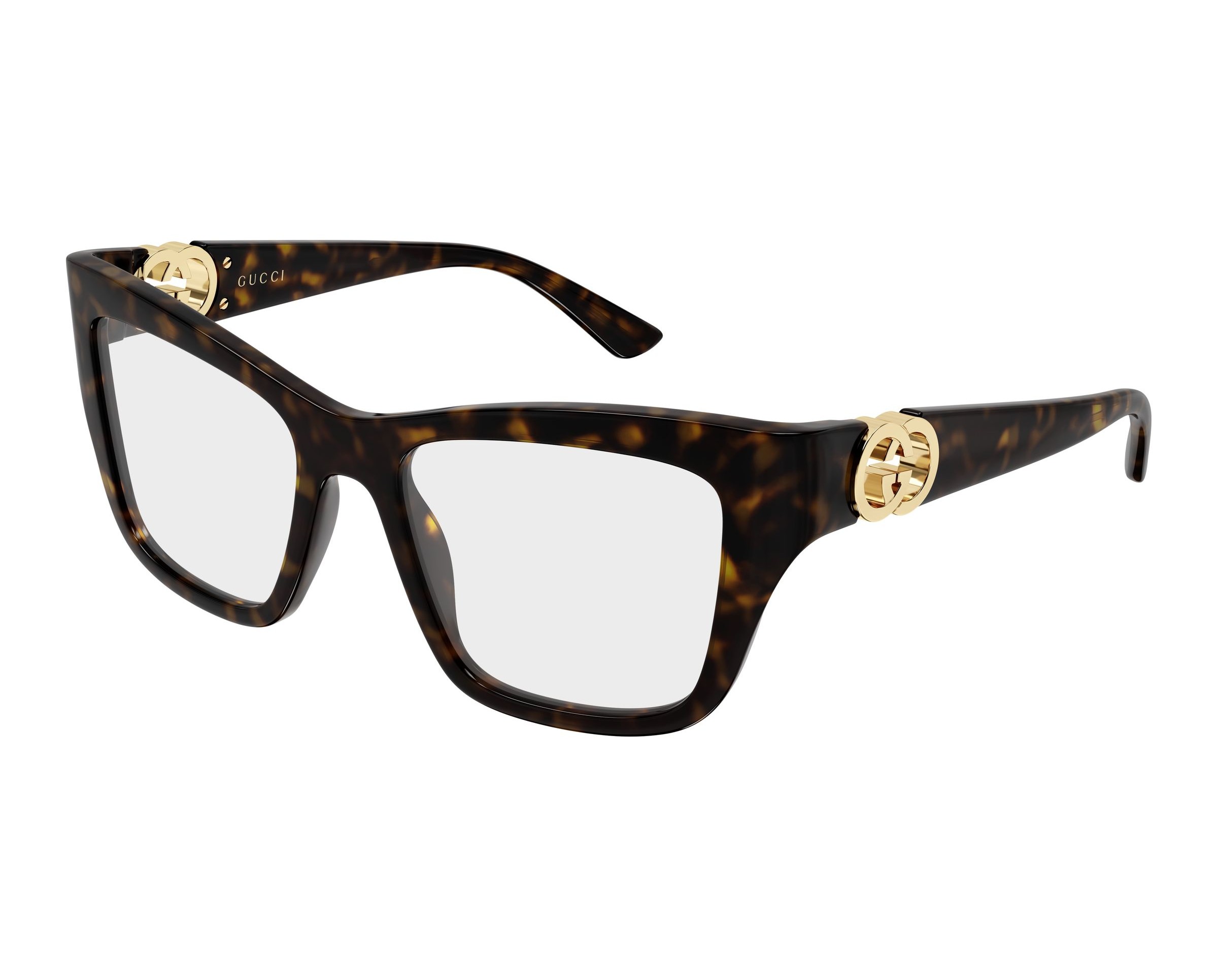 Gucci GG2124O 002 52-18 Havana  profile view