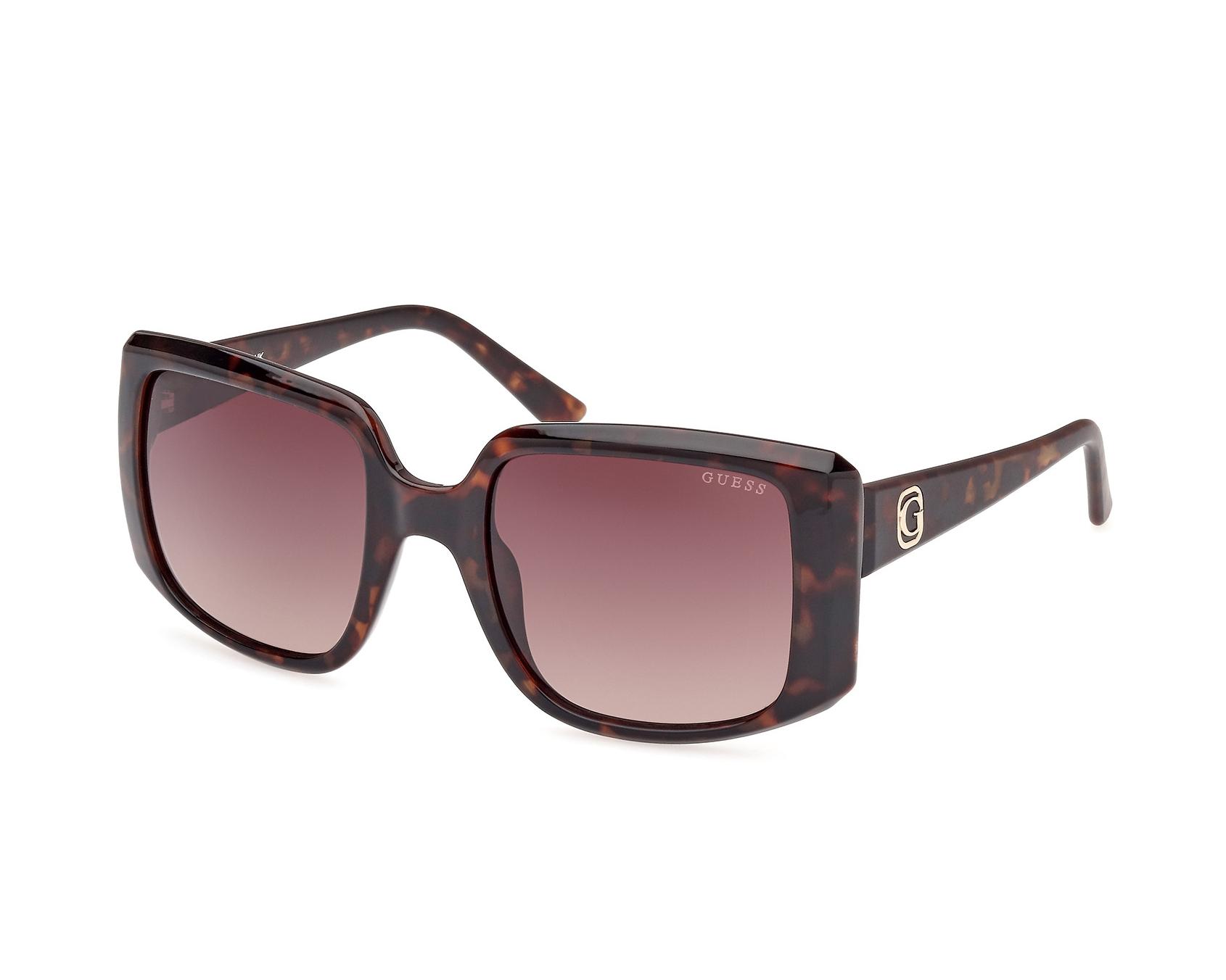 Guess Women’s Tortoiseshell Sunglasses - Havana Pink Eyeglasses Guess GU 50119 055 Coloured Havana / Shiny Light  main image 2