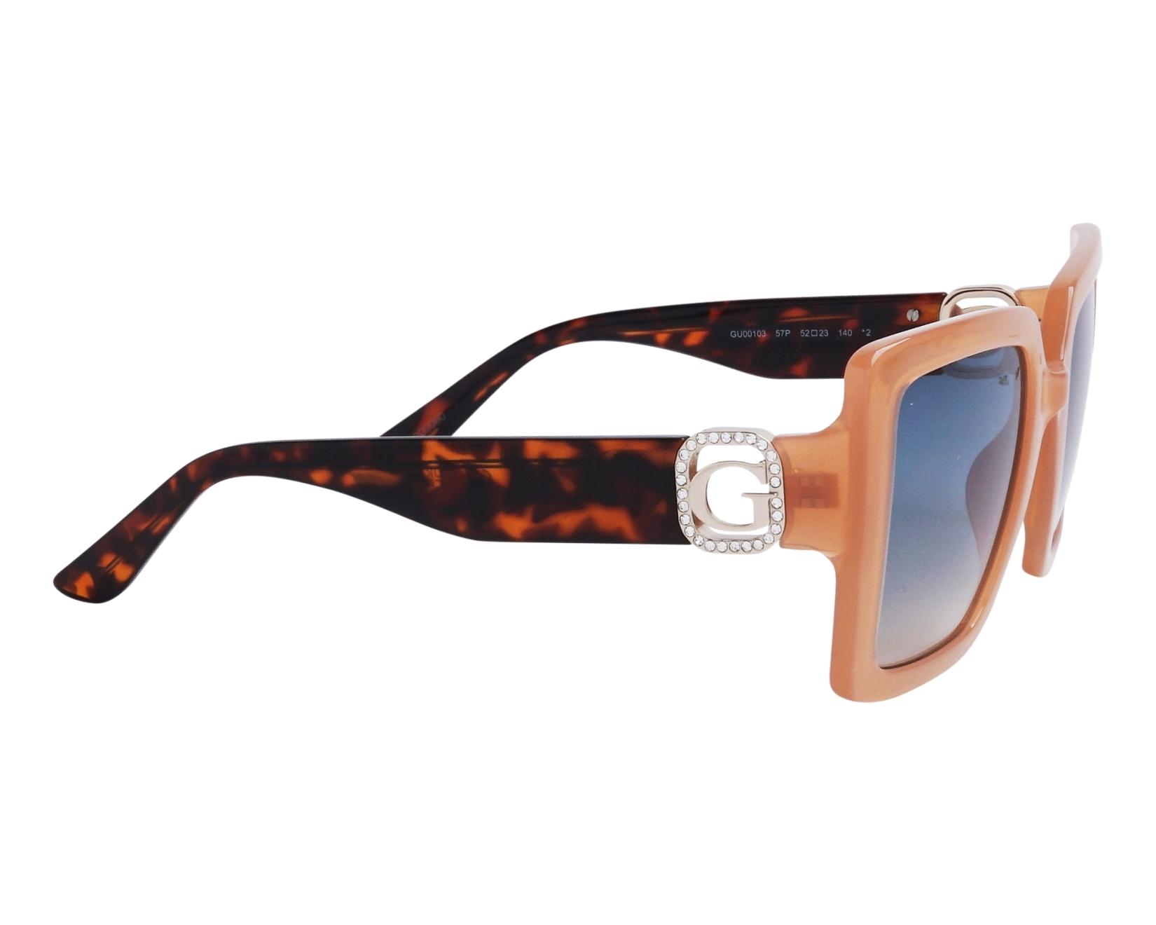GUESS GO0017/S 90c 57-15-135*3 Sunglasses New With Tags Guess Sunglasses GO00033 O1C-135GLD-Black GOLD Aviators NEW  main image 2
