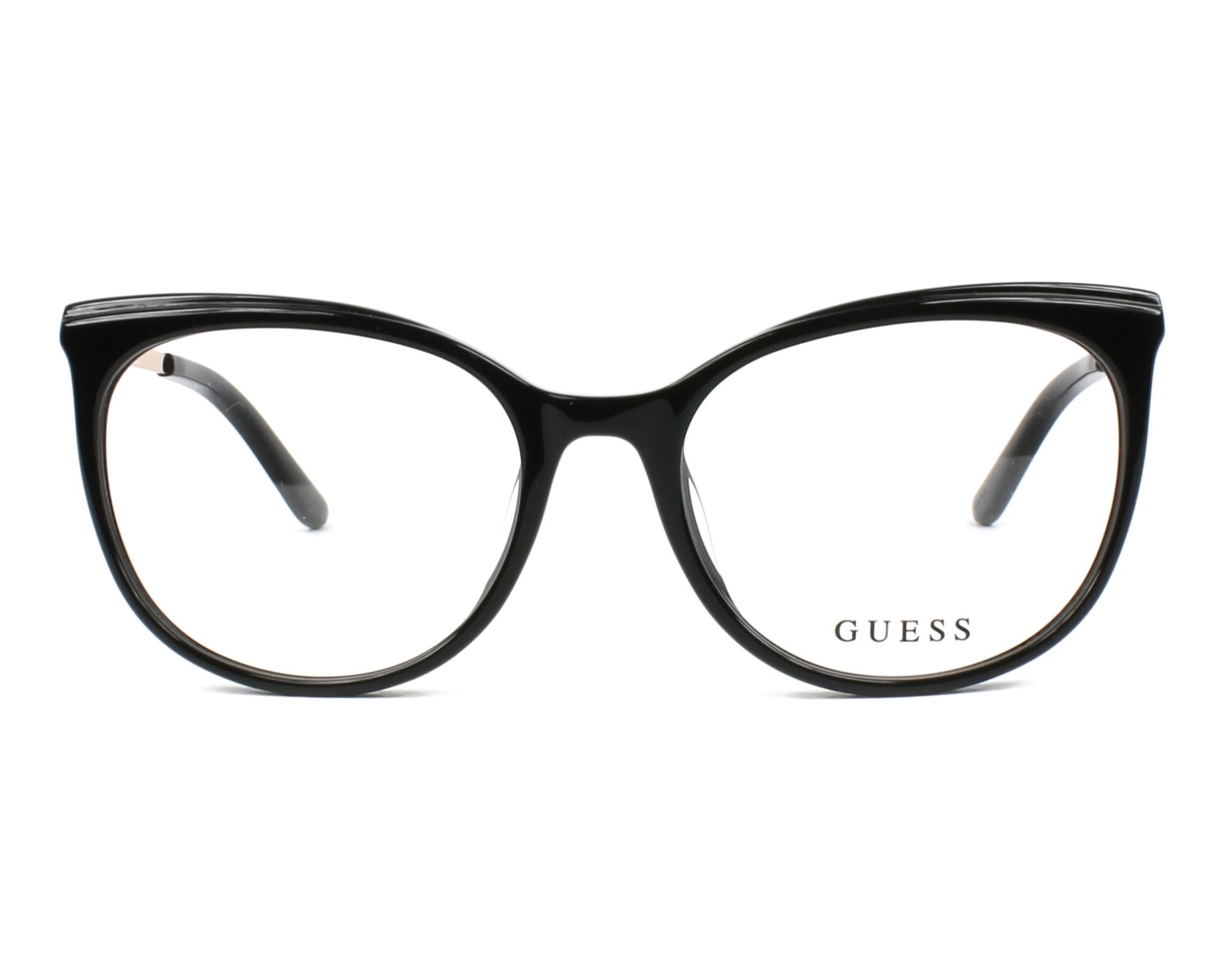 eyeglasses Guess GU-2640 005 53-17 Black Gold front view