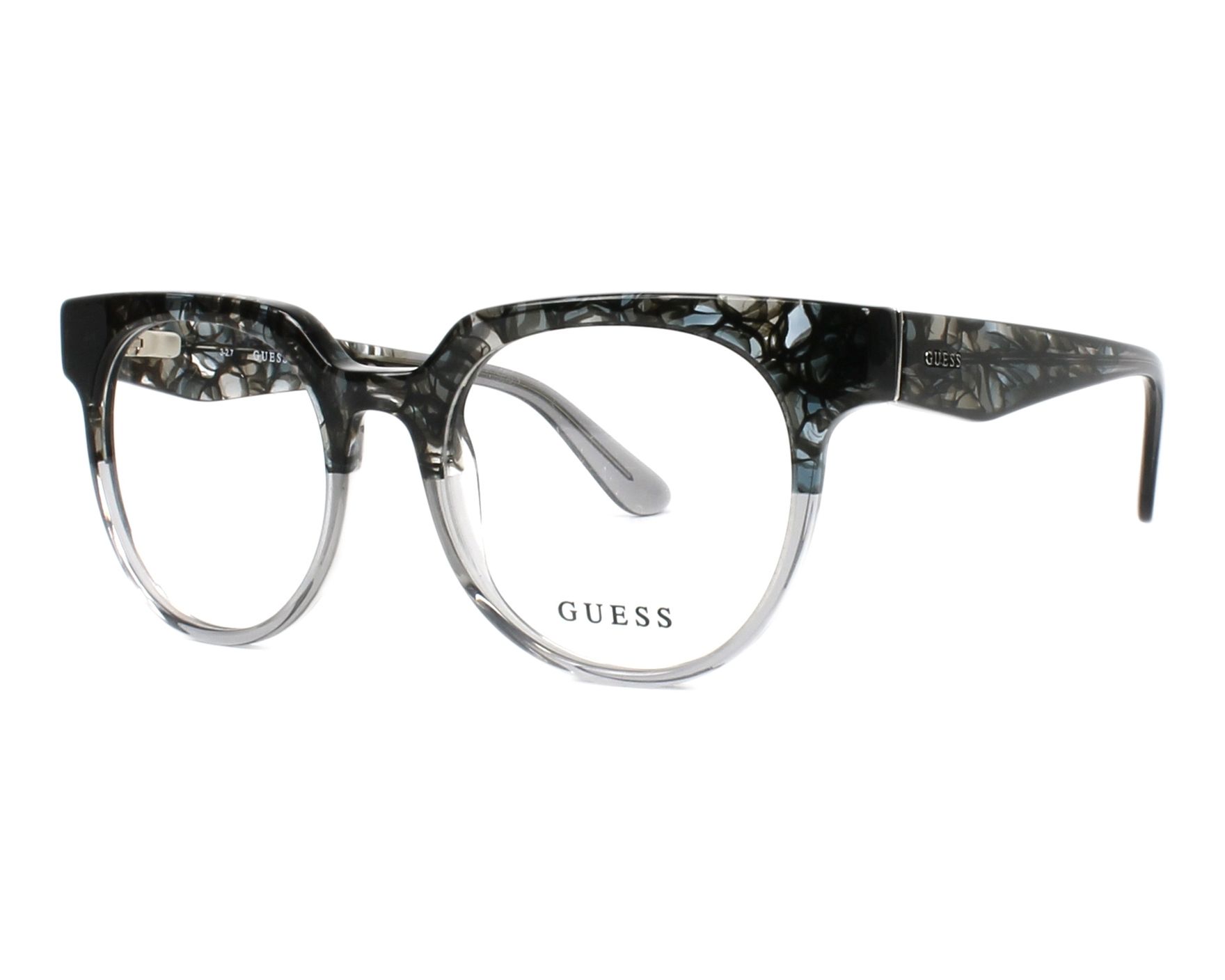 eyeglasses Guess GU-2652 020 50-18 Black Crystal profile view