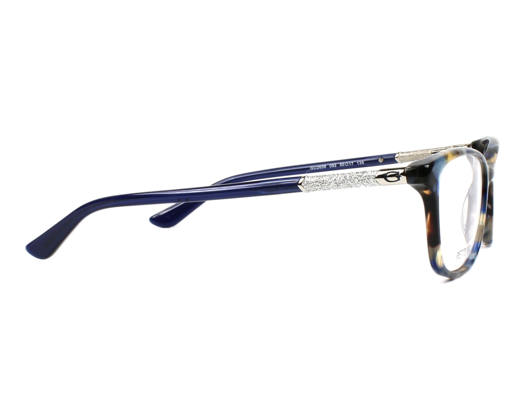 guess glasses frames blue
