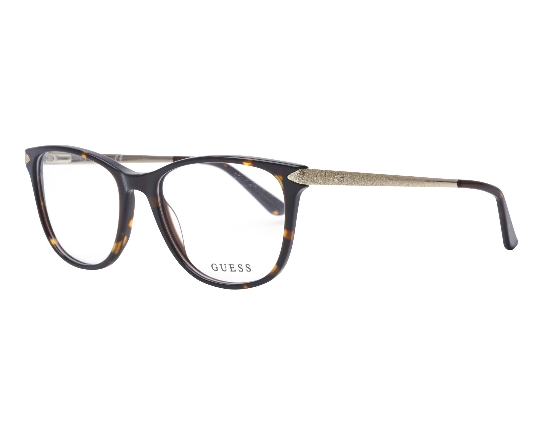 eyeglasses Guess GU-2684 052 53-17 Havana Gold profile view