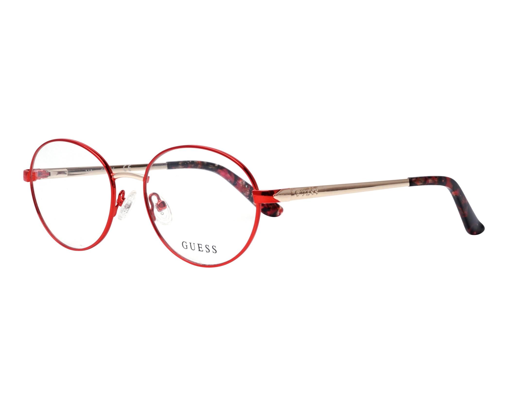 eyeglasses Guess GU-2713-V 069 52-17 Red Gold profile view