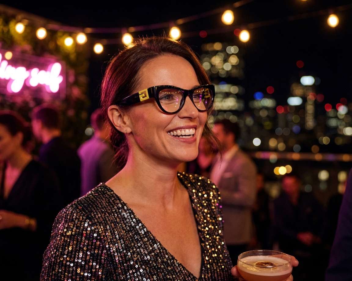 Guess GU2988-V 041 50-19 Negra Amarillo side view