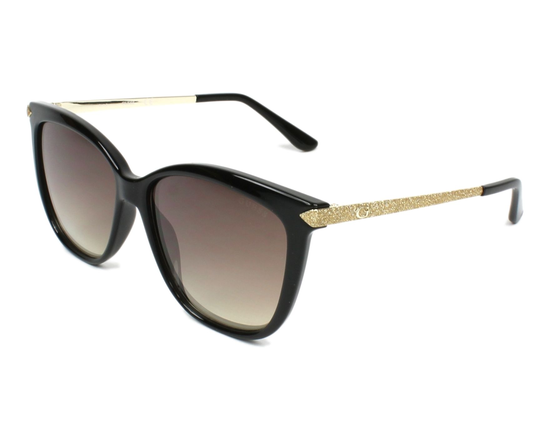 guess black and gold glasses