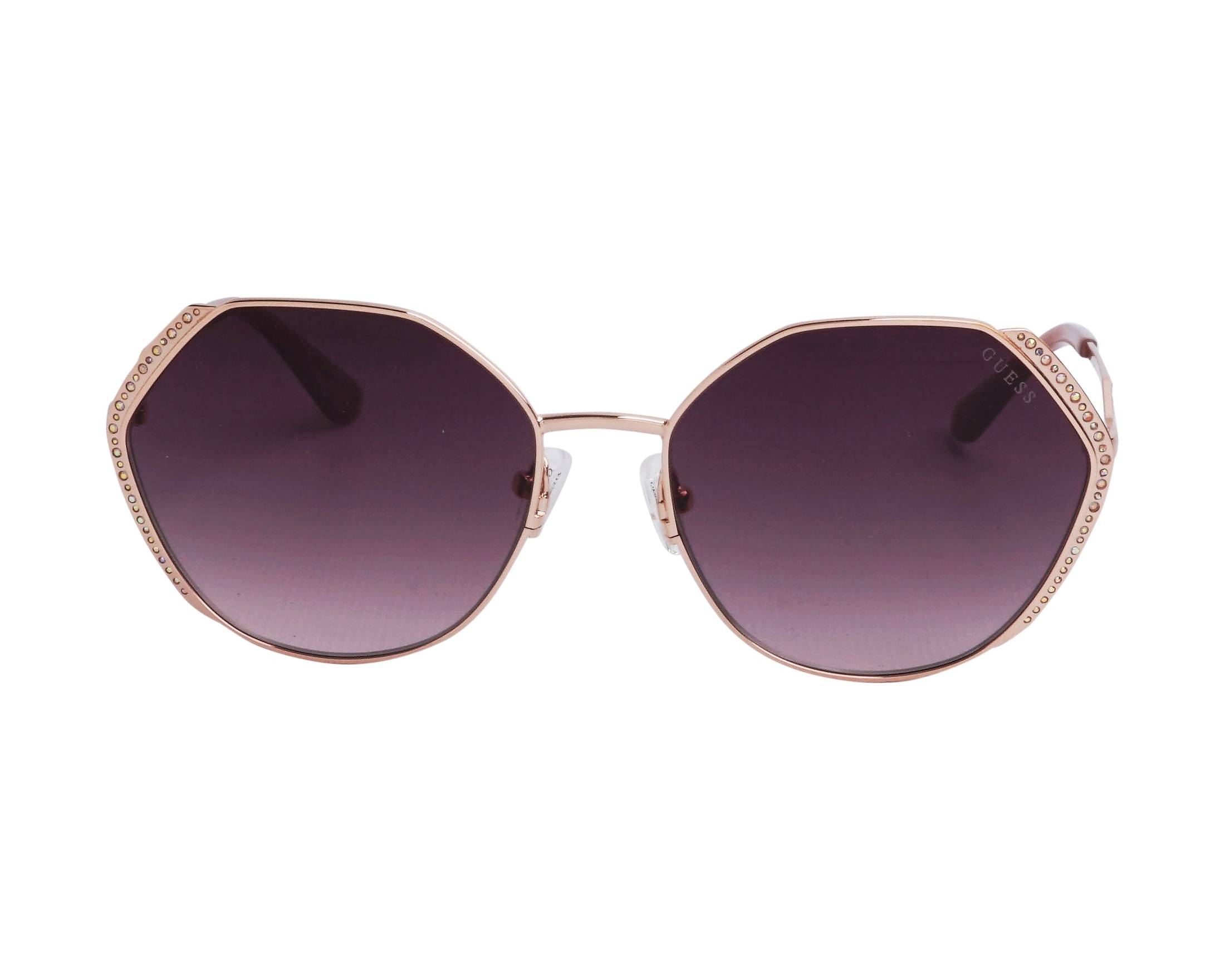 Guess GU7842S 28Z 58-17 Rose gold Pink profile view