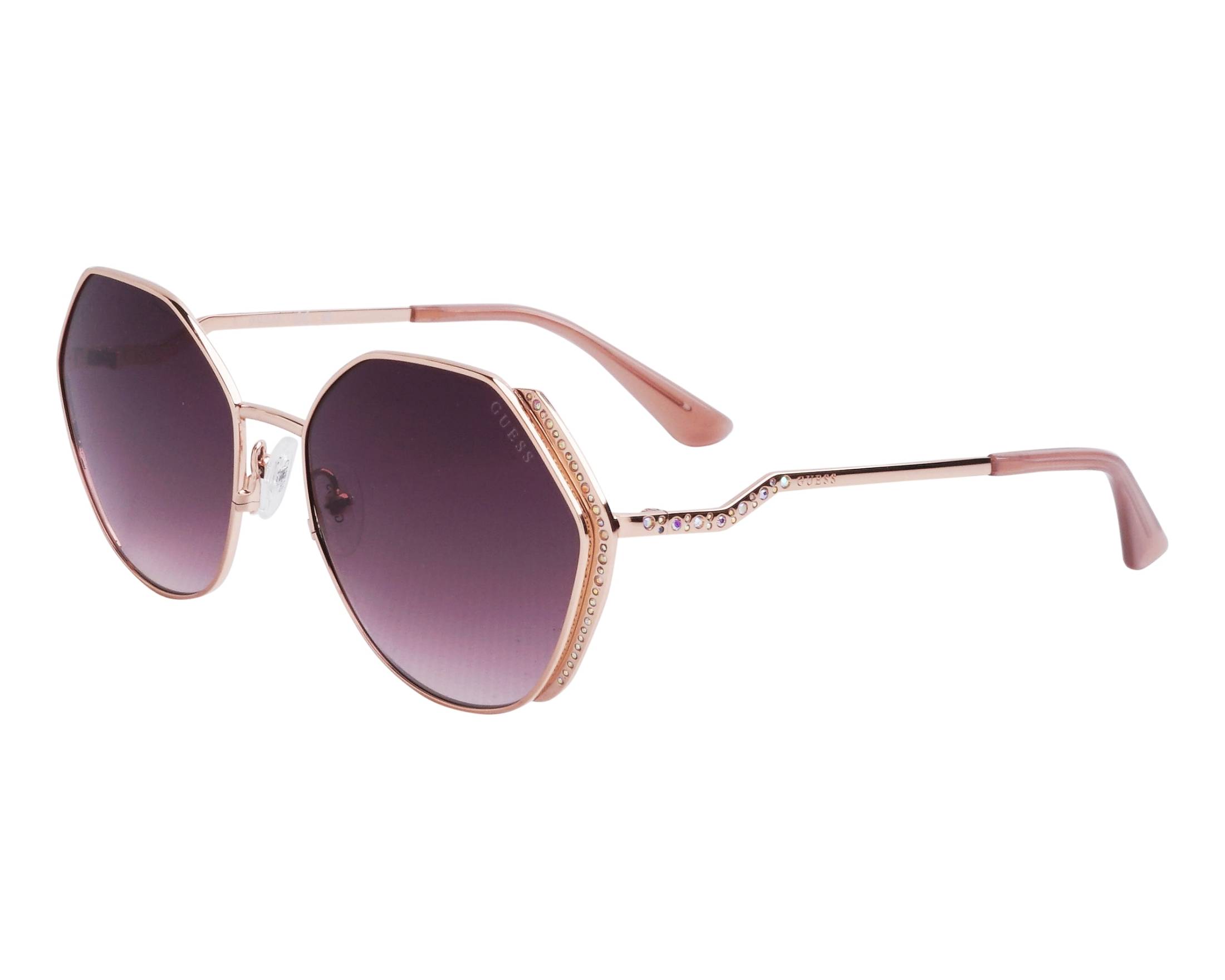 Guess GU7842S 28Z 58-17 Rose gold Pink side view