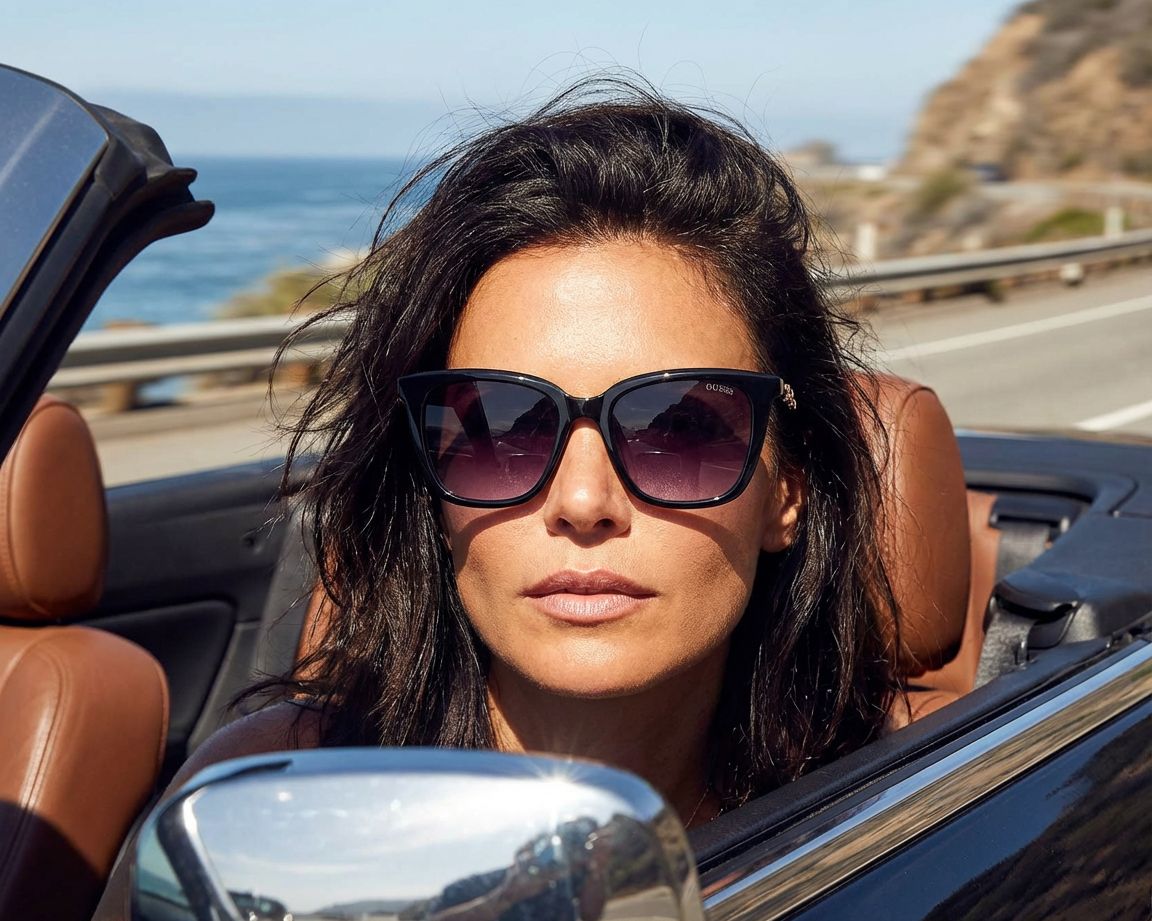 エルセーヌ　クール　ゴージャス Guess Sunglasses GU-7886 01B