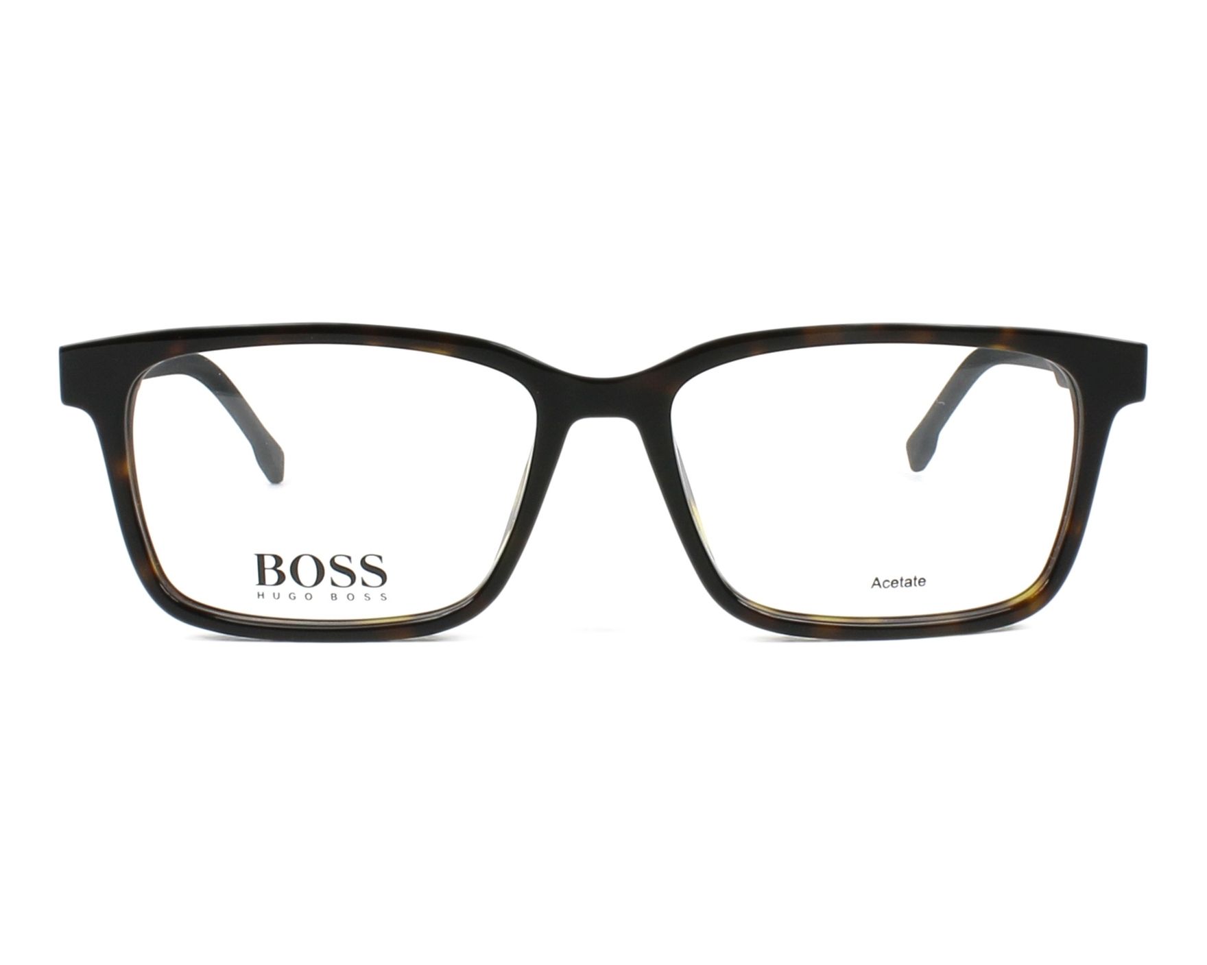 Acetate Black Black Matt 807 Acetate plastic Black Hugo Boss eyeglasses BOSS 0924 807 Black Matt