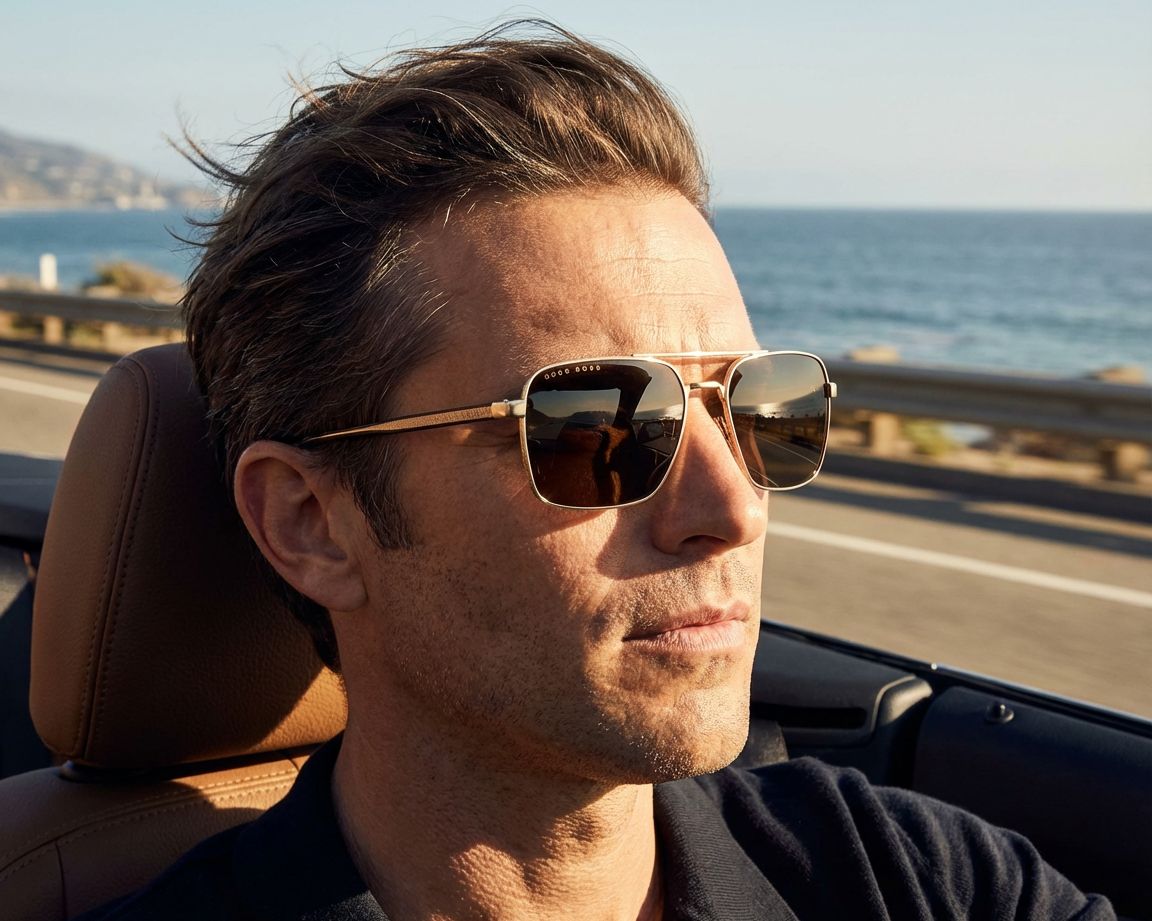 Hugo Boss BOSS-1045-S-IT 00070 58-17 Rose doré Marron other view