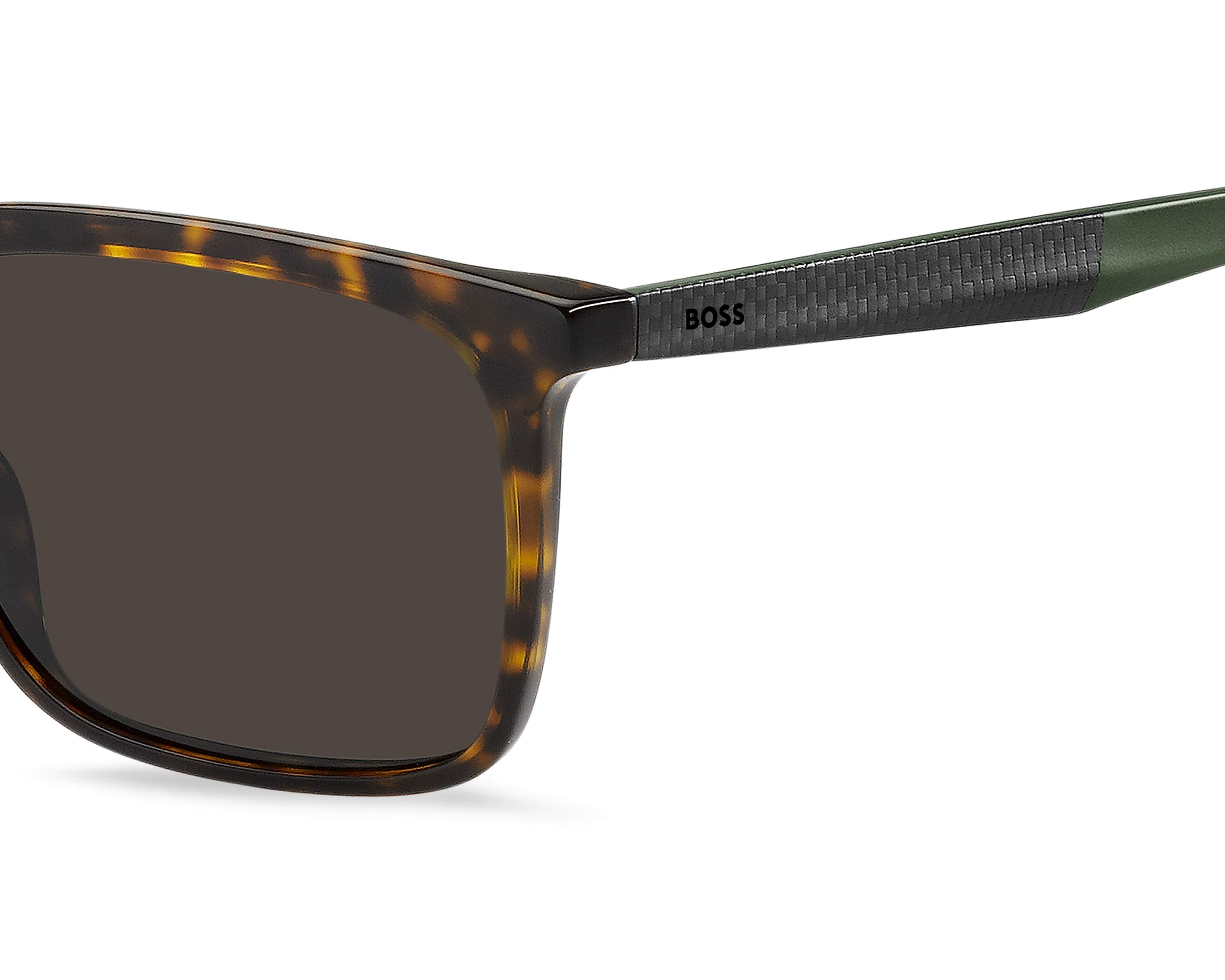 NWT Hugo Boss BOSS 1579/S-0PHW 2K Green Rectangle 57mm Sunglasses Hugo Boss Men main image 2