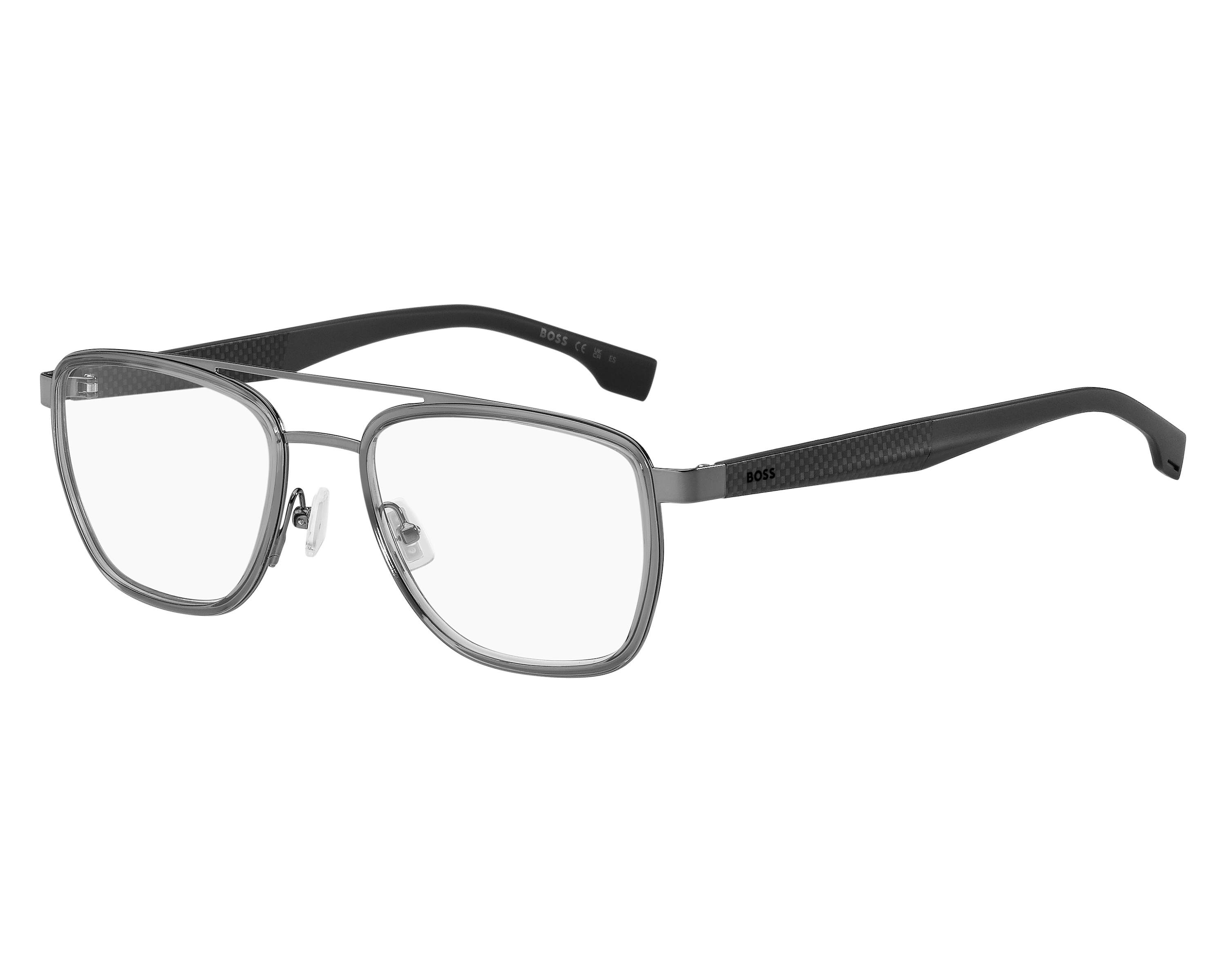 Hugo Boss BOSS-1583 HEK 55-19 Ruthenium  360 degree view 1