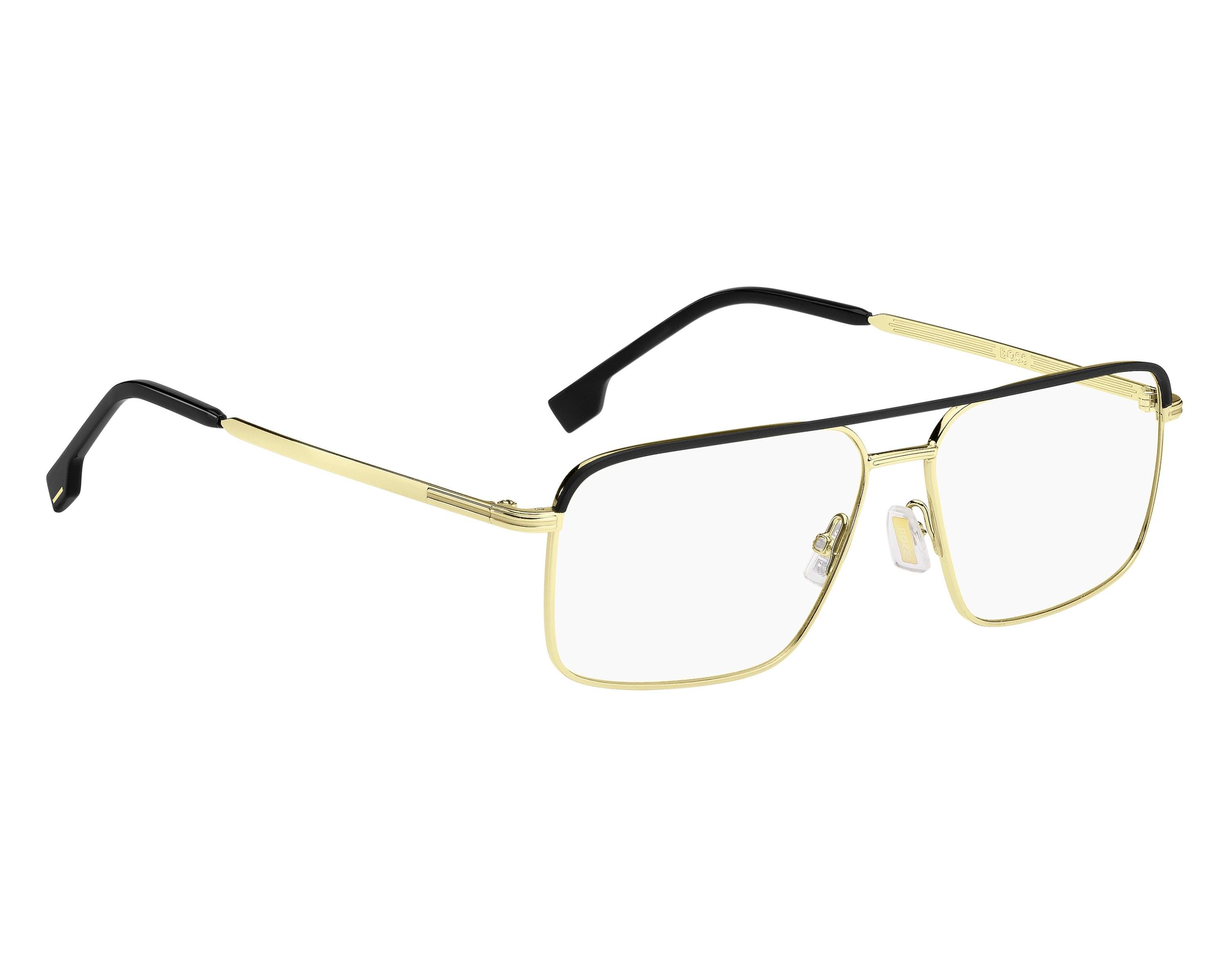 Hugo Boss BOSS-1606 RHL 58-14 Gold Black 360 degree view 2