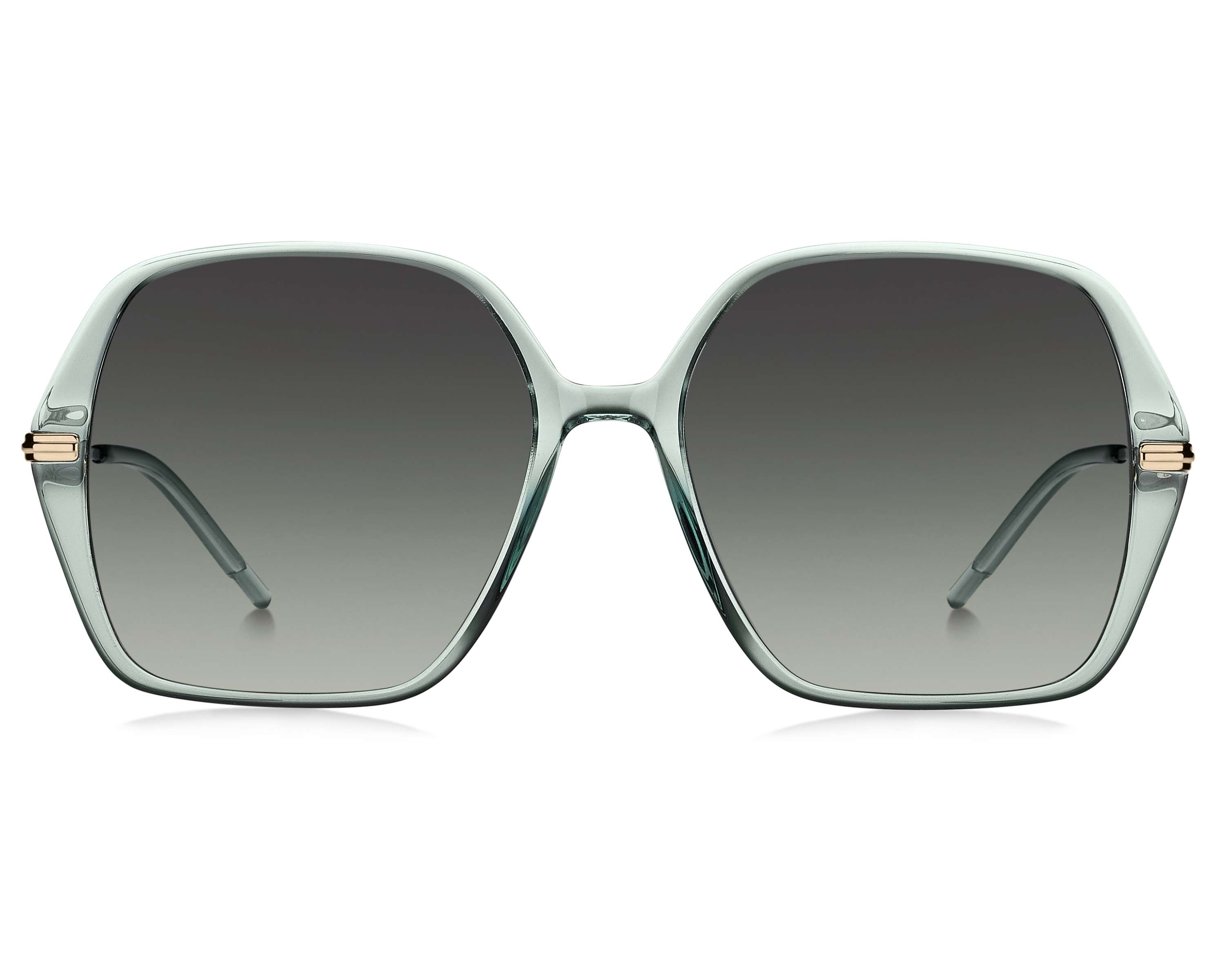 BOSS Women's Sunglasses 1167/S – Blue/Grey Shaded Lenses, Size 57/19/145