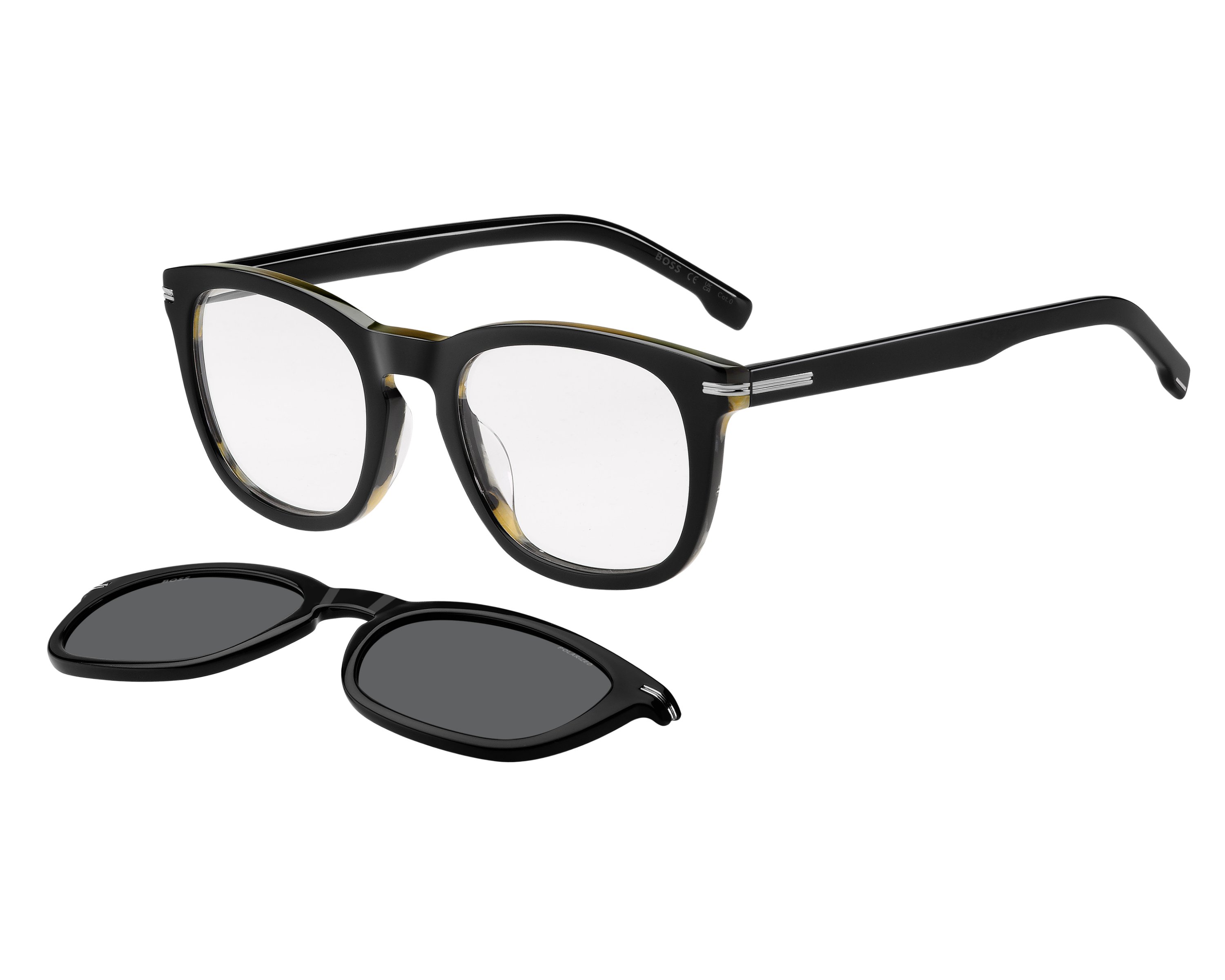 Hugo Boss BOSS-1725-G-CS QF6/M9 - Black White 360 degree view 1