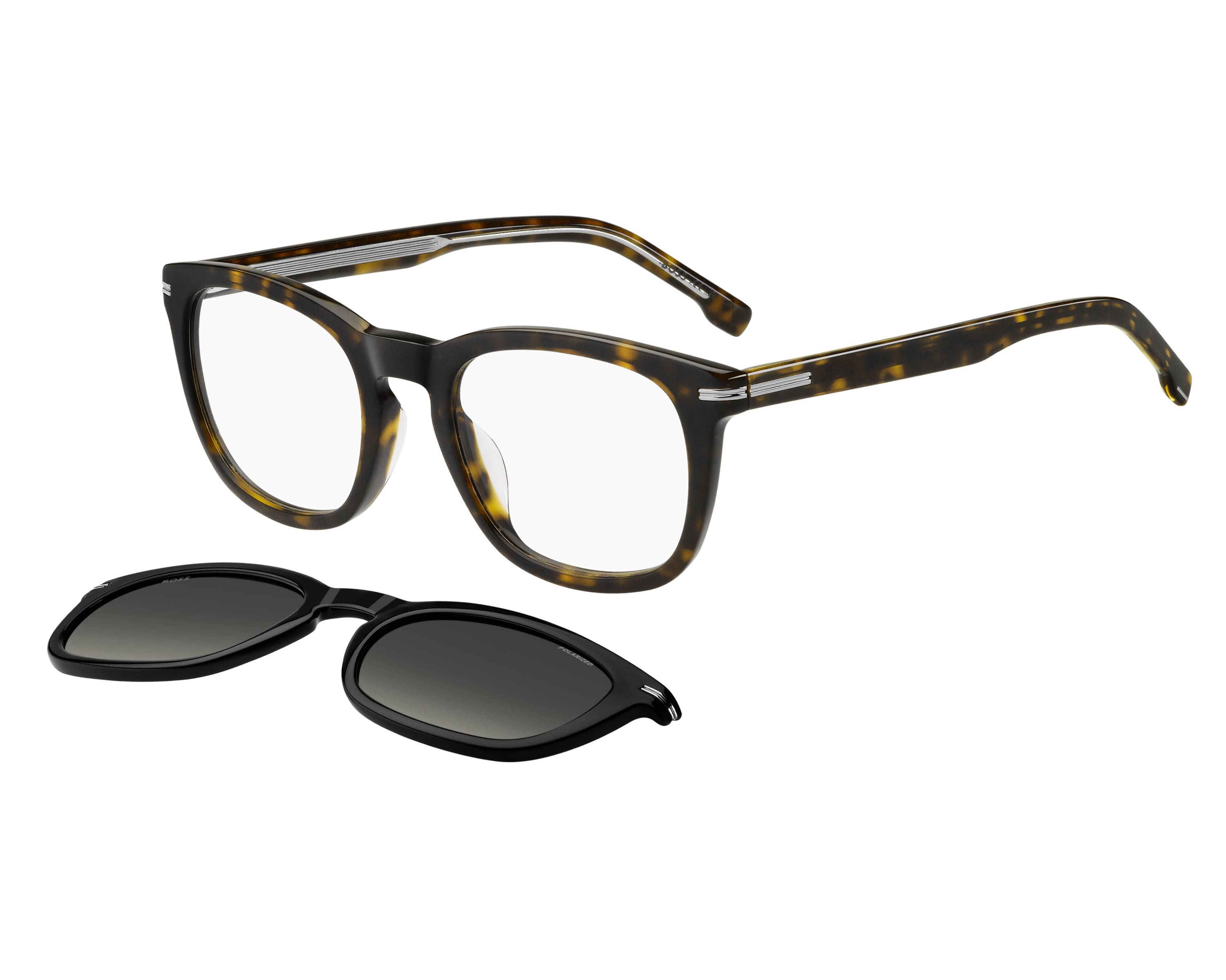 Hugo Boss BOSS-1725-G-CS WR7/LB 51-21 Black White 360 degree view 4