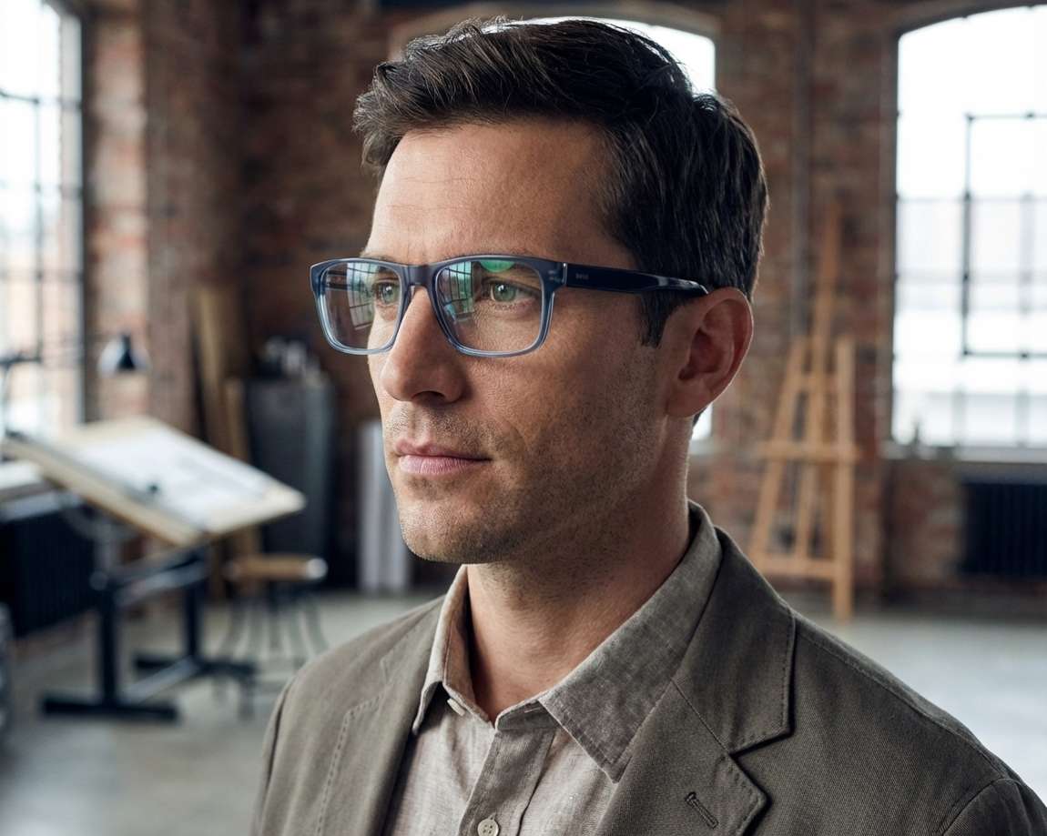 Hugo Boss BOSS-1762 38I 56-16 Blue  360 degree view 6