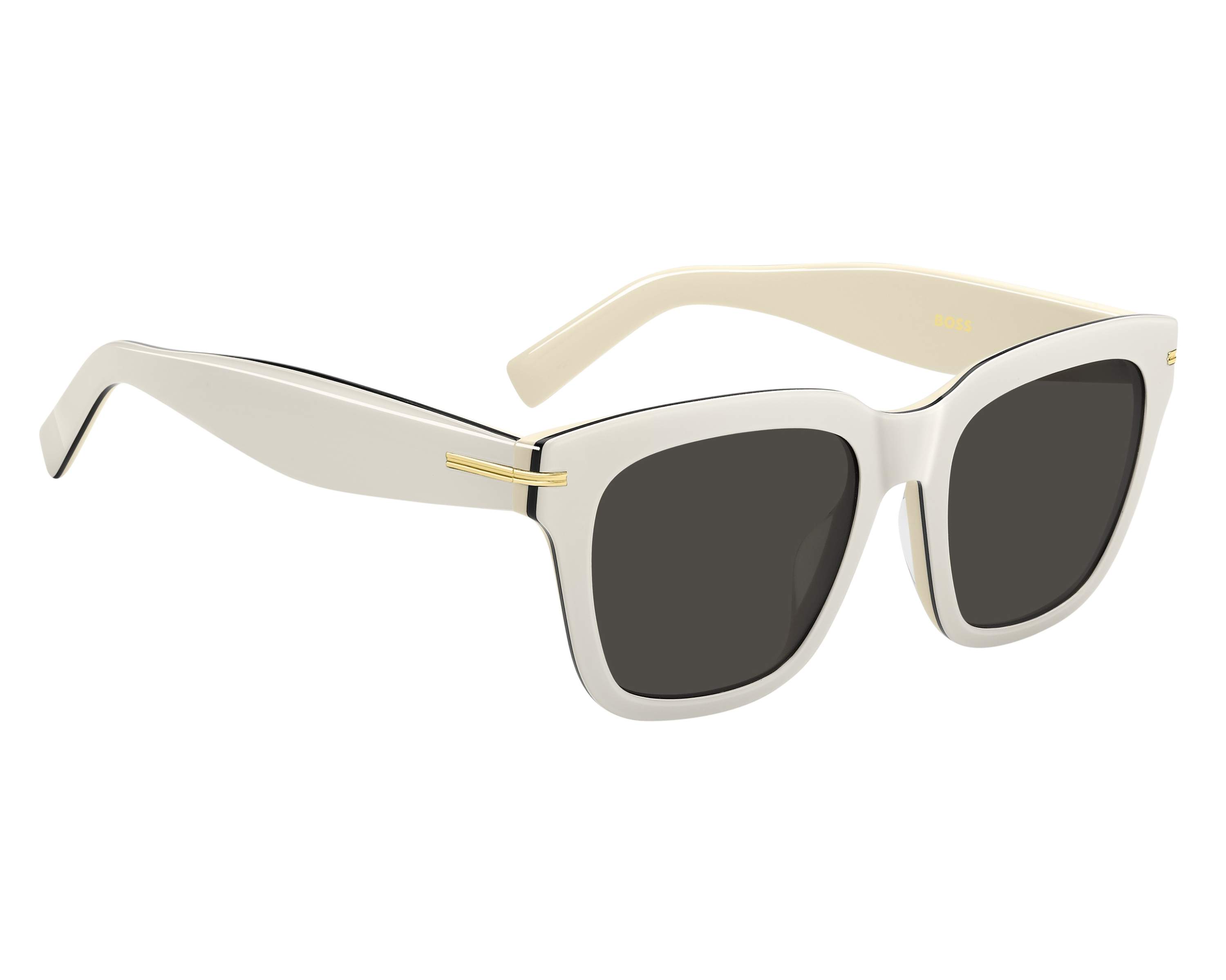 Hugo Boss BOSS 1778/G/S, WHITE BLK/GREY, Size 52X19X145, Woman\'s Sunglasses Hugo Boss BOSS-1778-G-S CCP/IR: Buy Online | Visionet main image 3