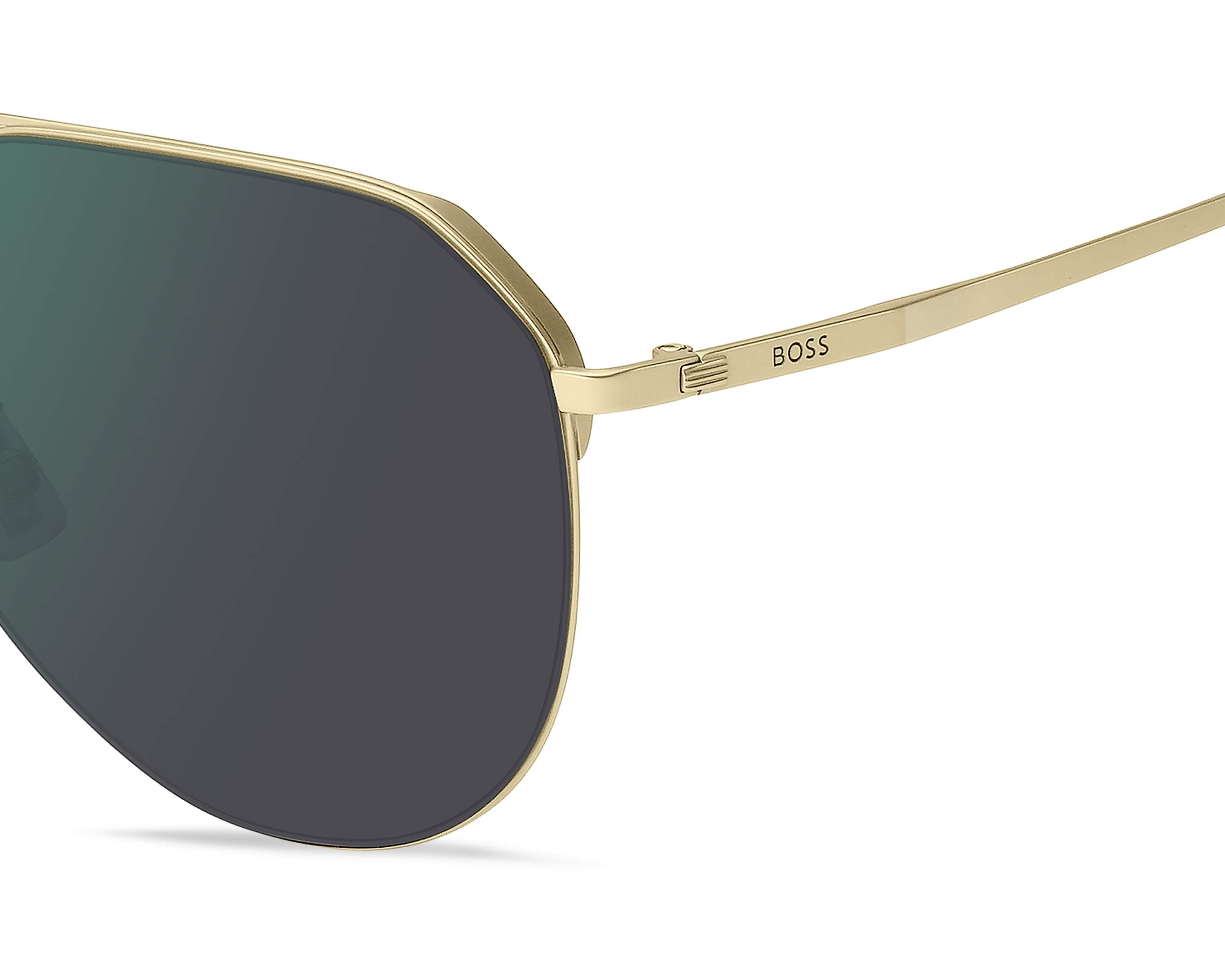 NWT Hugo Boss BOSS 1536/F/S-0AOZ QT Mt Gold Round 57mm Sunglasses Hugo Boss Sunglasses BOSS-1612-F-S J5G-MT main image 3