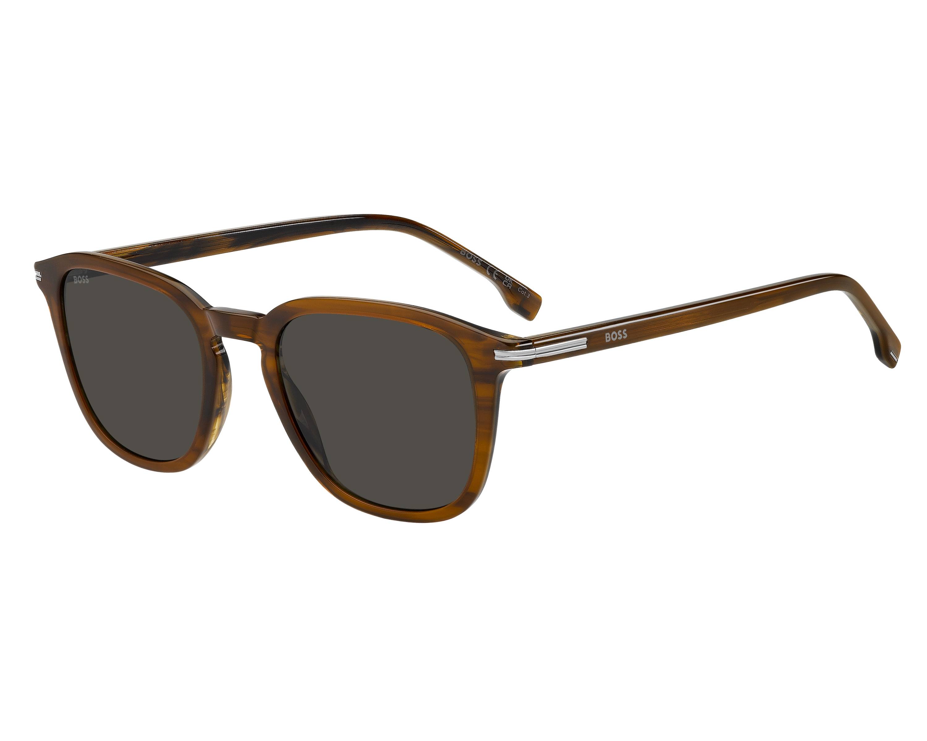Hugo Boss Brown Sunglasses HUGO BOSS 1444/CS-1 009Q Eyeglasses Transparent Brown with  main image 3