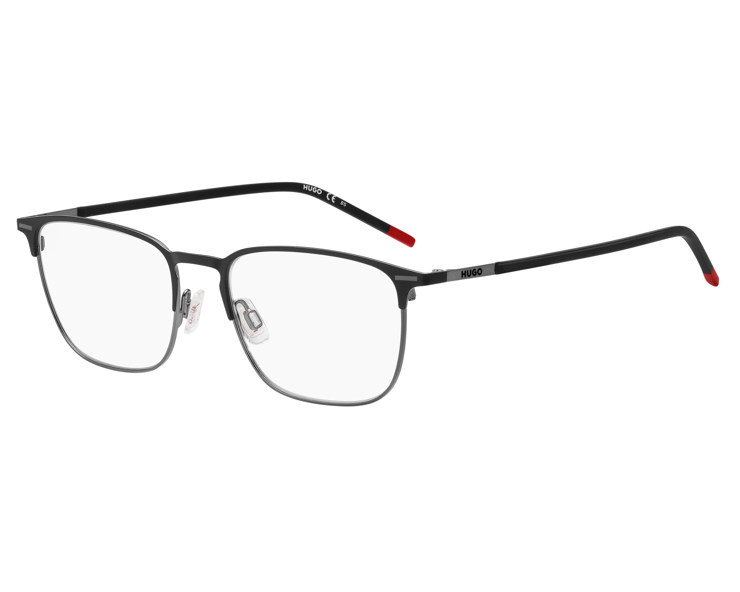 Hugo Boss HG-1235 284 53-18 schwarz ruthenium profile view