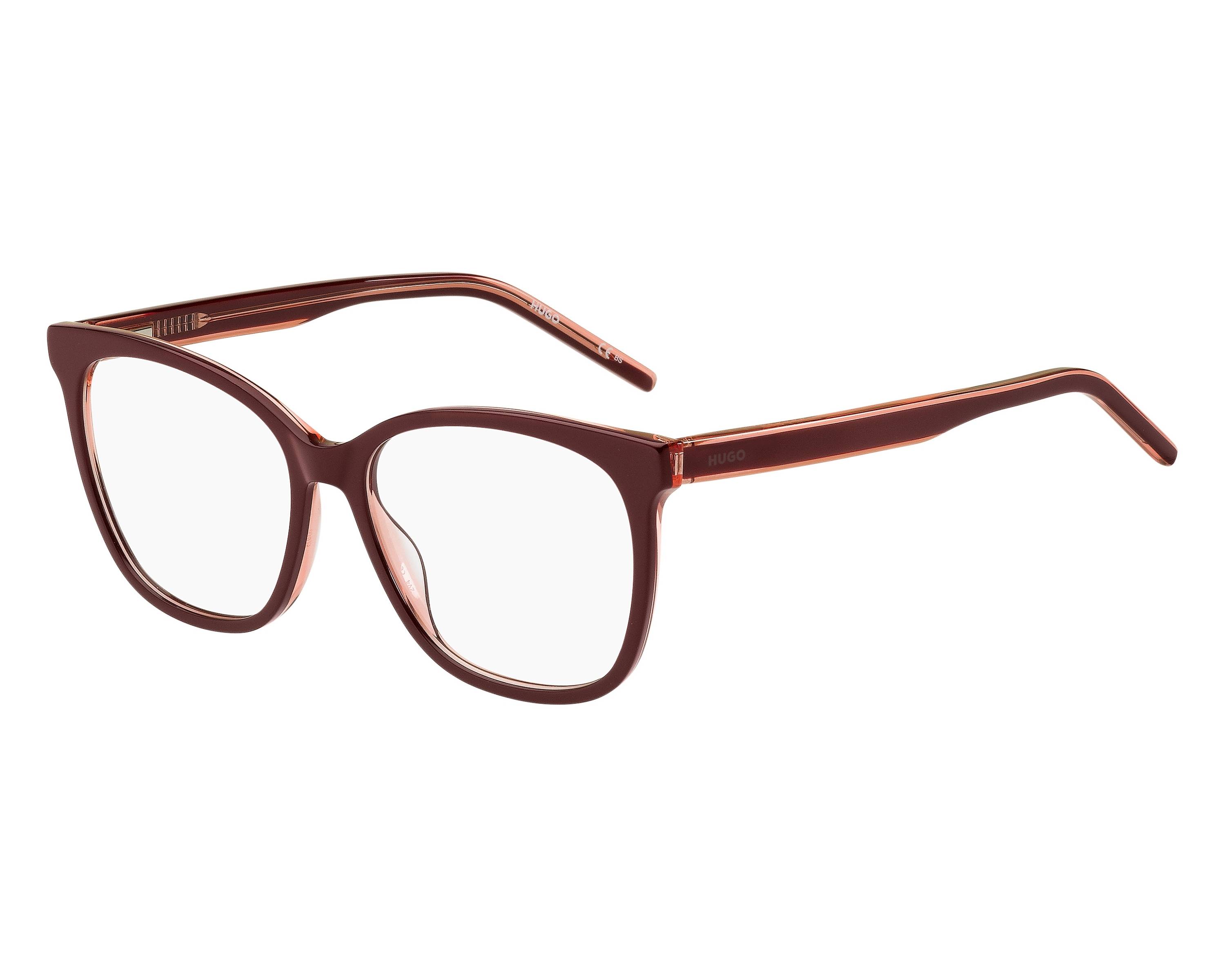 Hugo Boss HG-1251 0T5 53-15 Burgundy  360 degree view 1