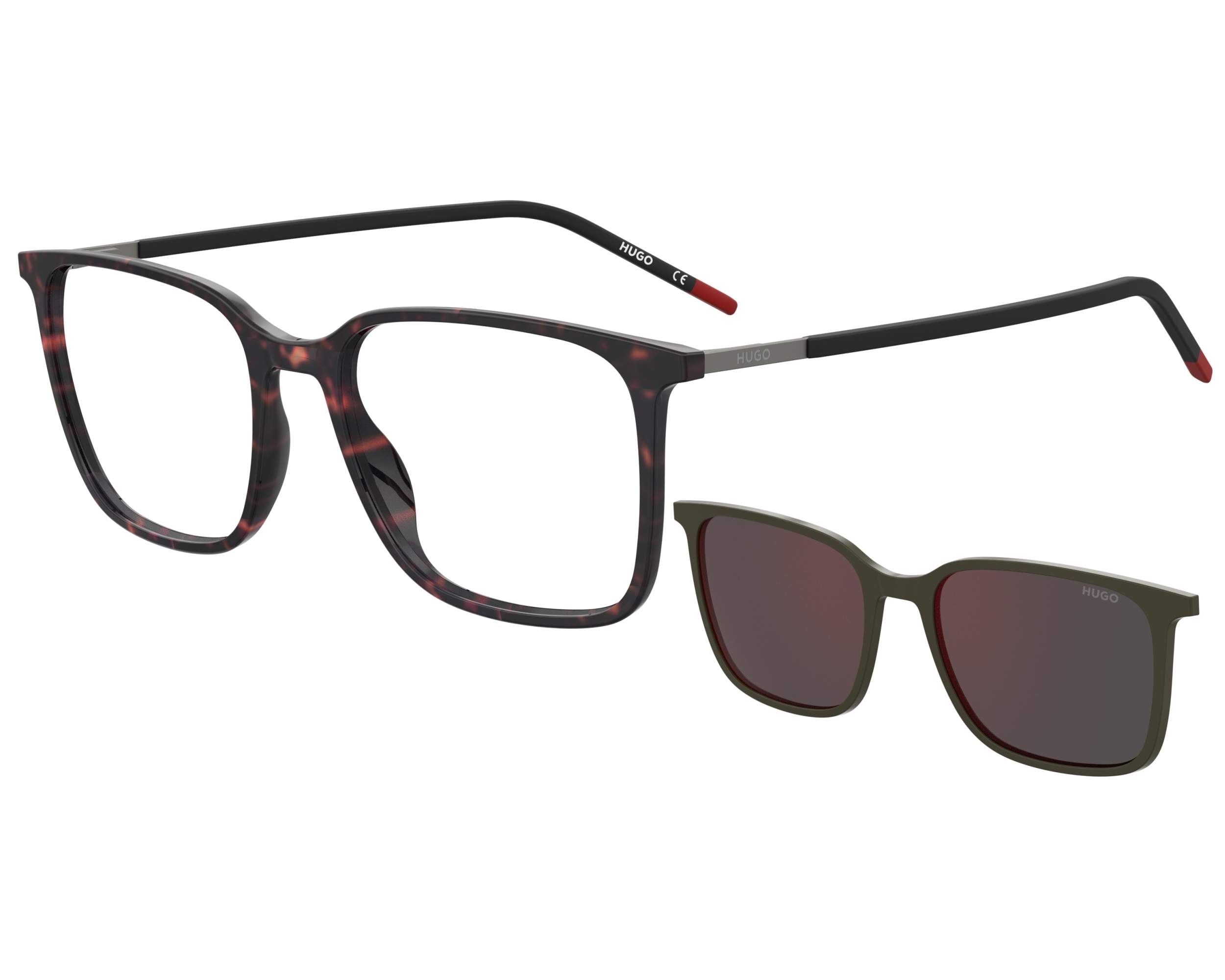 Hugo Boss HG1270-CS 581-AO 53-17 Havana Black 360 degree view 6