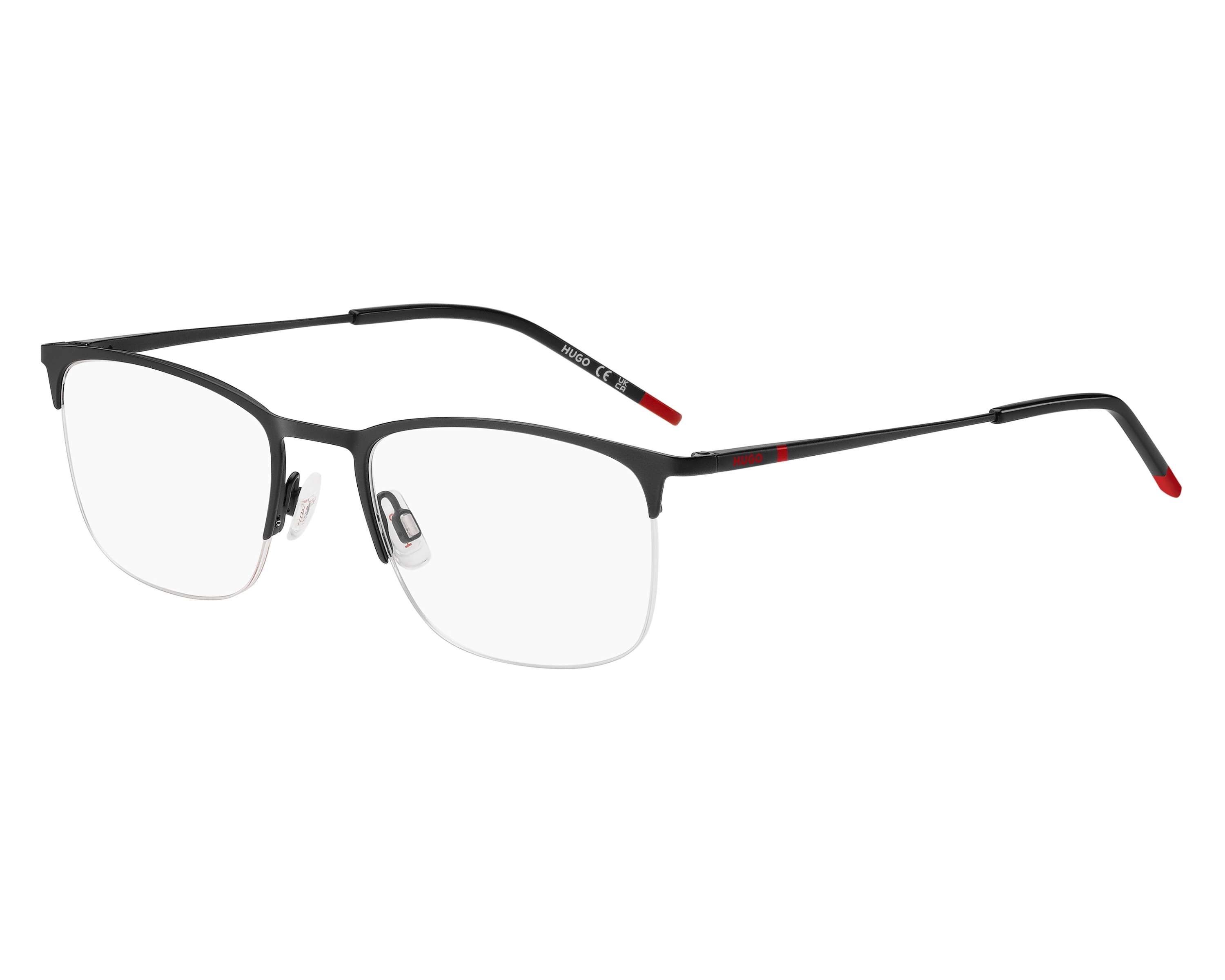 Hugo Boss HG-1291 OIT 53-20 schwarz rot 360 degree view 1