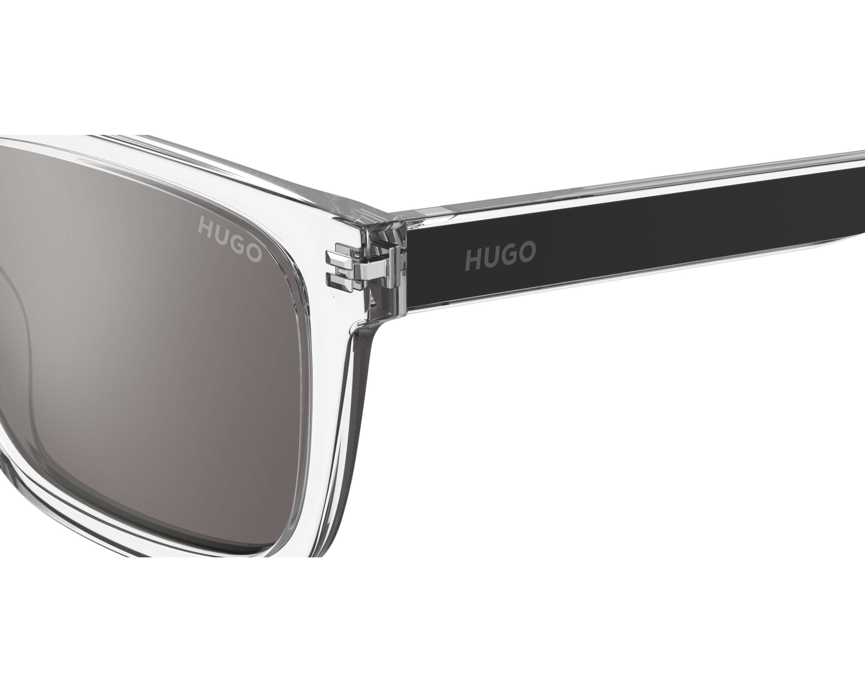Hugo Boss HG-1297-S MNG/T4 - Crystal Black 360 degree view 4