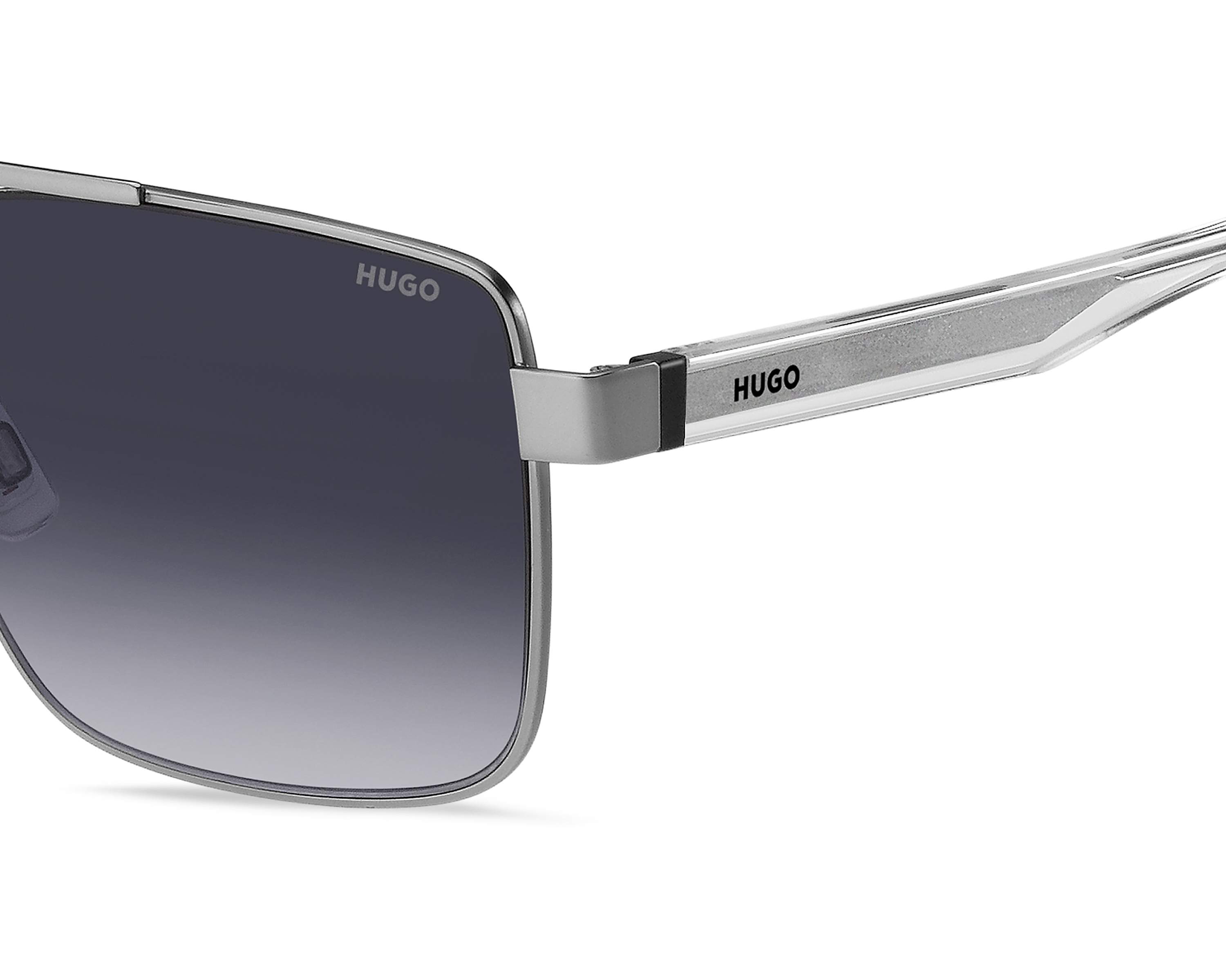 Hugo HG 1100/S Sunglasses For Men - Matte Ruthenium Frame, Size 56/18/145, Polarized? (Check Description)