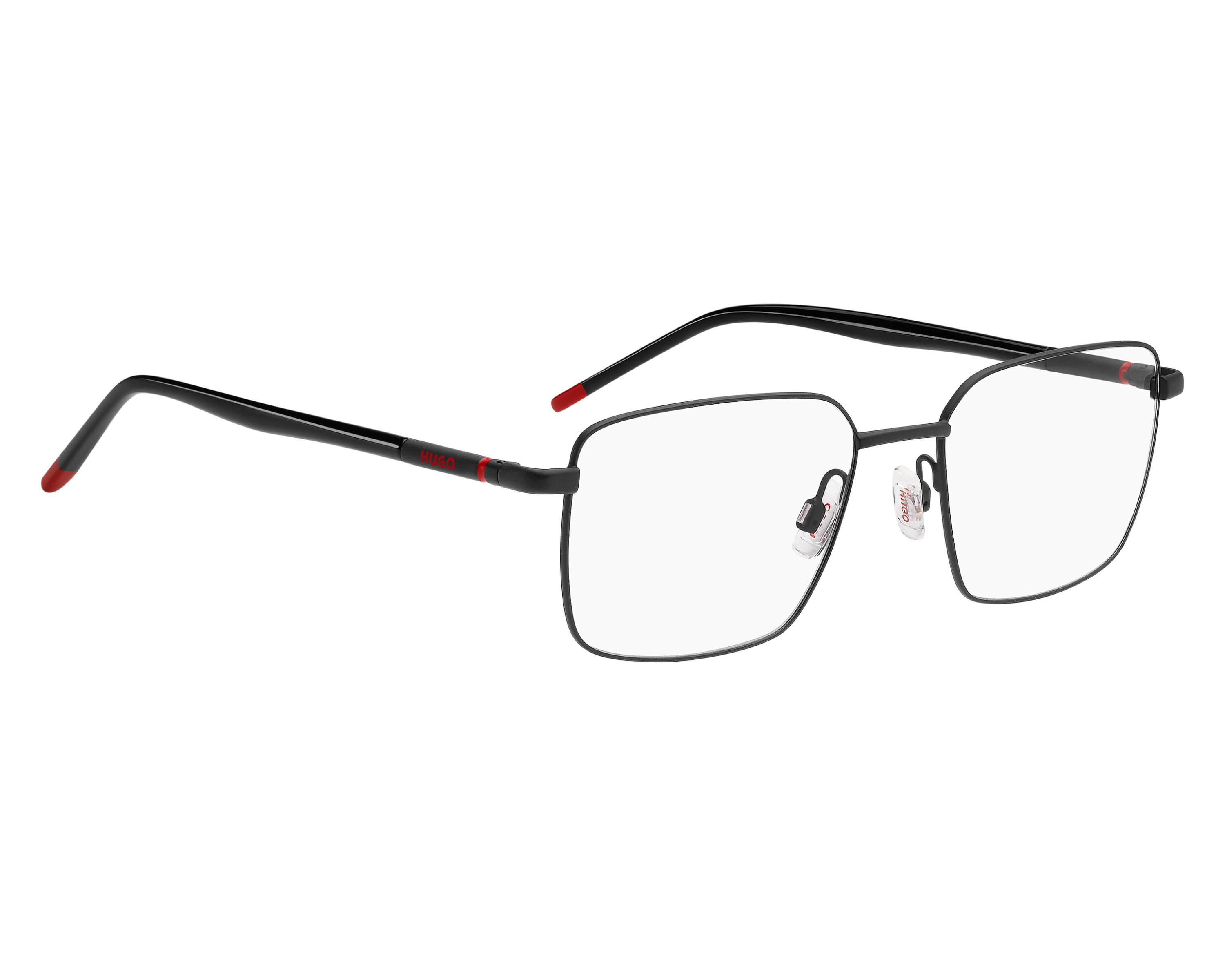 Hugo Boss HG-1379 003 54-18 Black  front view
