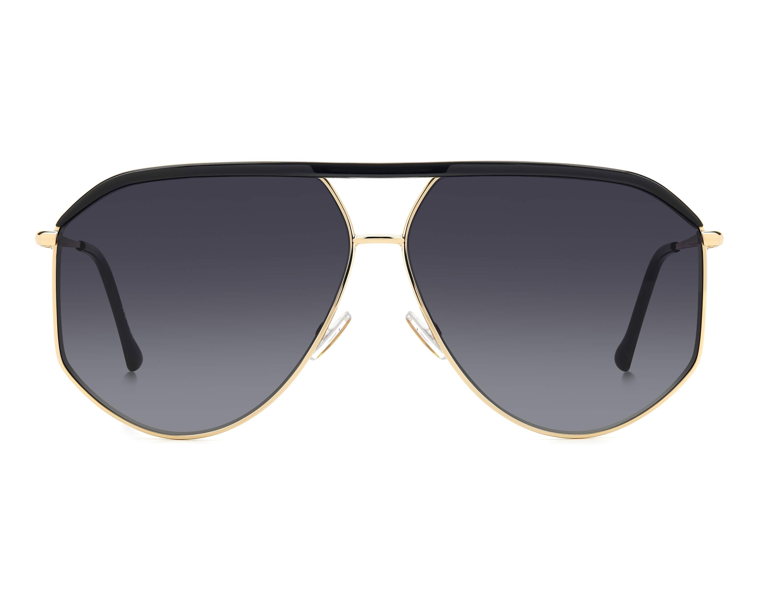 サングラス Isabel Marant IM0016S Round Sunglasses Gray Black Gold Isabel Marant IM0016/S black , gold frame with dark grey