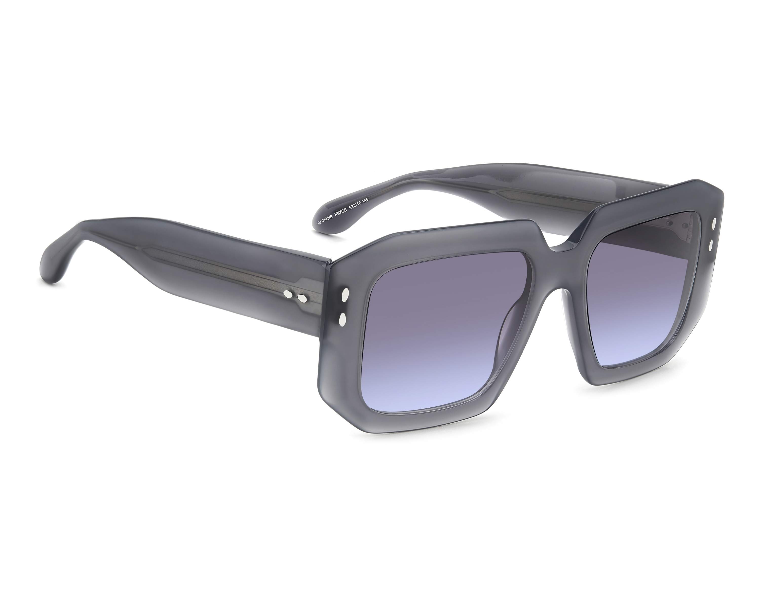 Isabel Marant Bevelled Rectangular Sunglasses IM0143/S 8079O Black 53mm Isabel Marant Sunglasses IM-0123-S 8079O main image 2