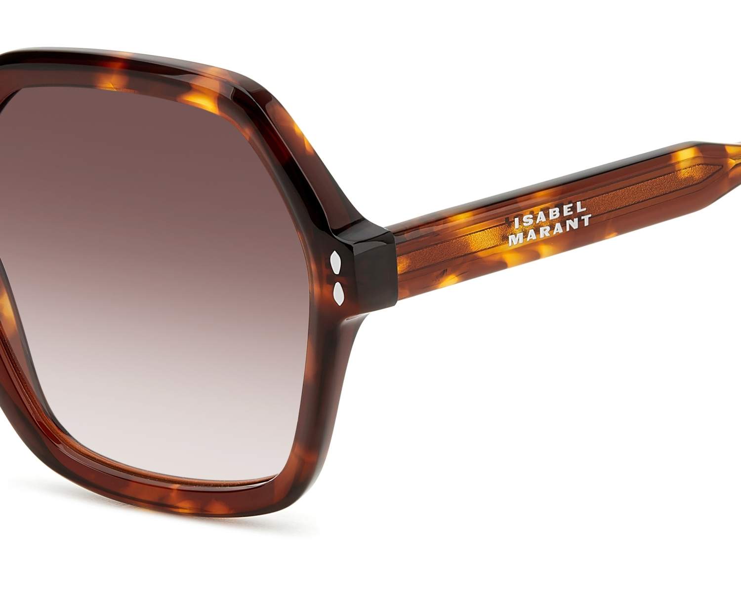 Isabel Marant Tortoiseshell Square Sunglasses with Brown Lenses Isabel Marant IM-0163-S 086/HA: Buy Online | Visionet main image 3