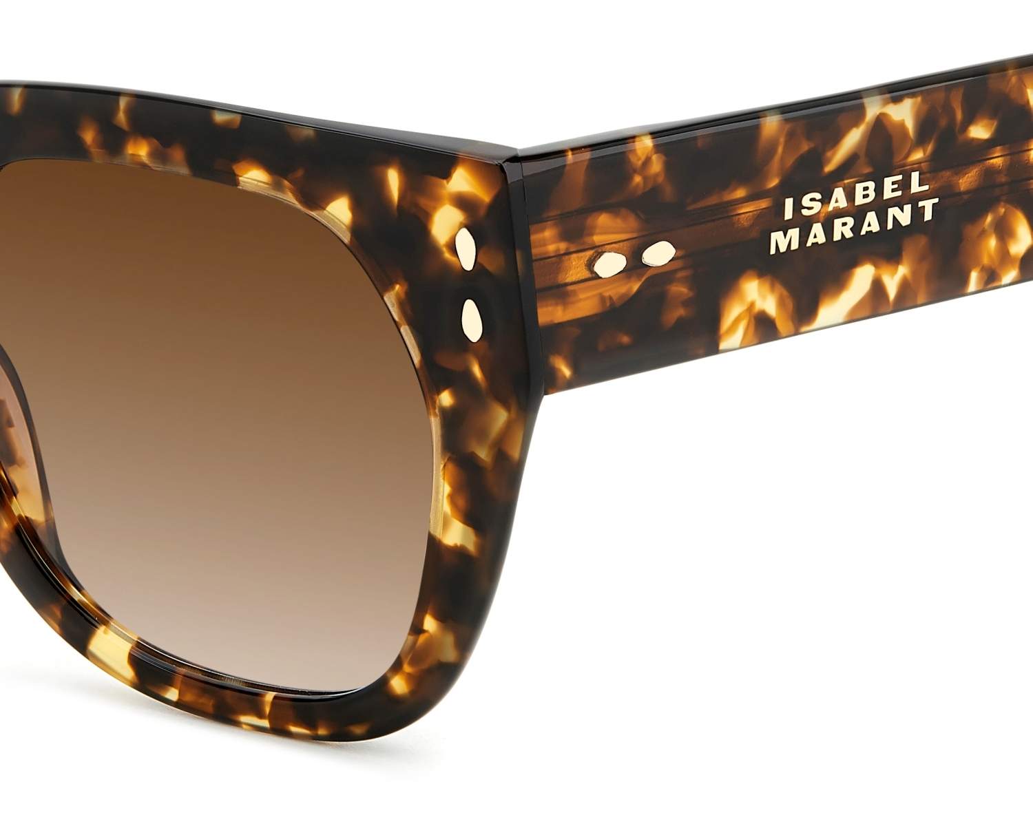 Isabel Marant IM 0154/S 0086 HA Geometric Sunglasses - Havana/Brown Isabel Marant Sunglasses IM-0158-S 086HA main image 3