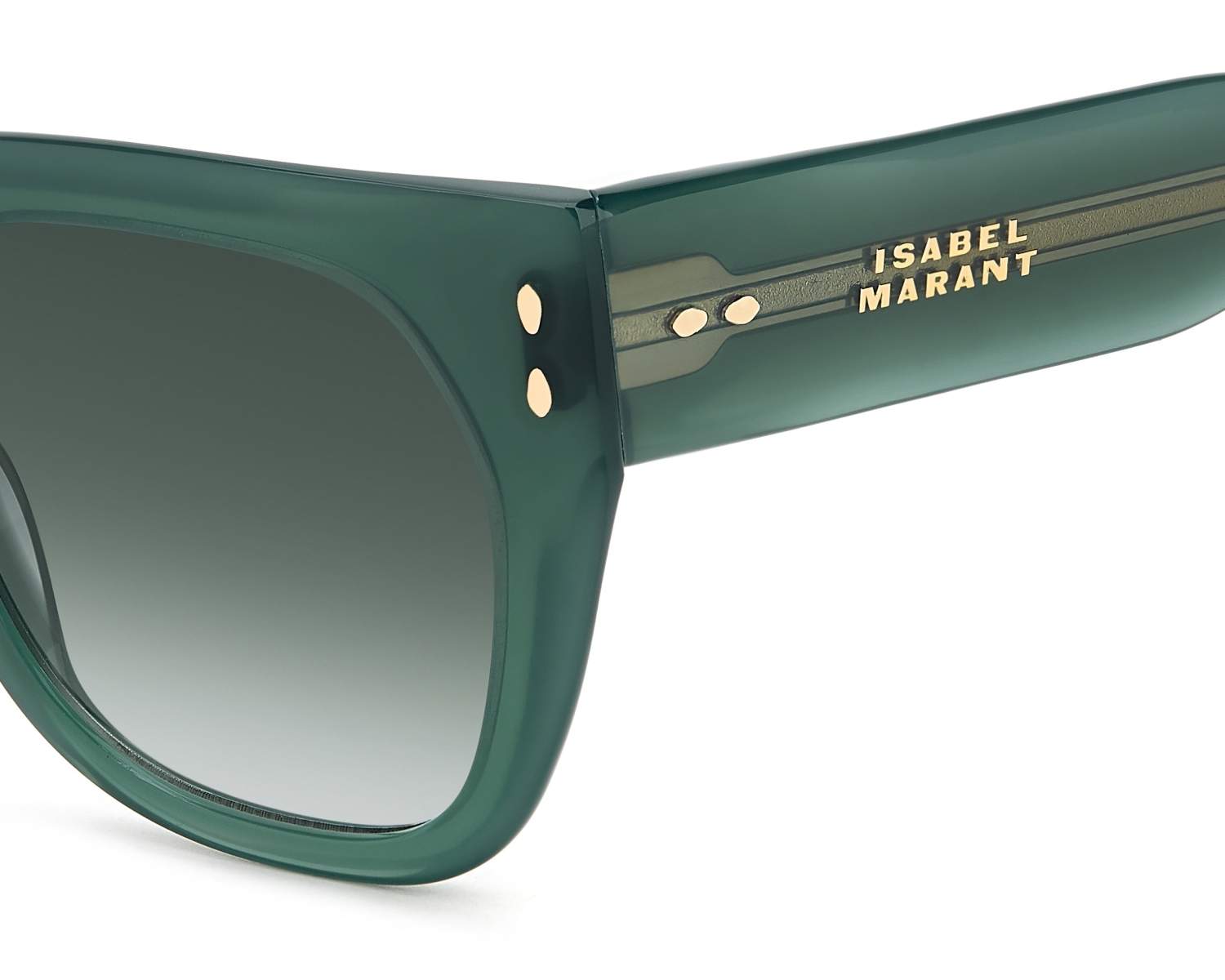 Isabel Marant Faceted Square Sunglasses IM0158/S 1ED9K Transparent Green 53mm Isabel Marant Sunglasses IM-0104-S 1ED9K main image 4